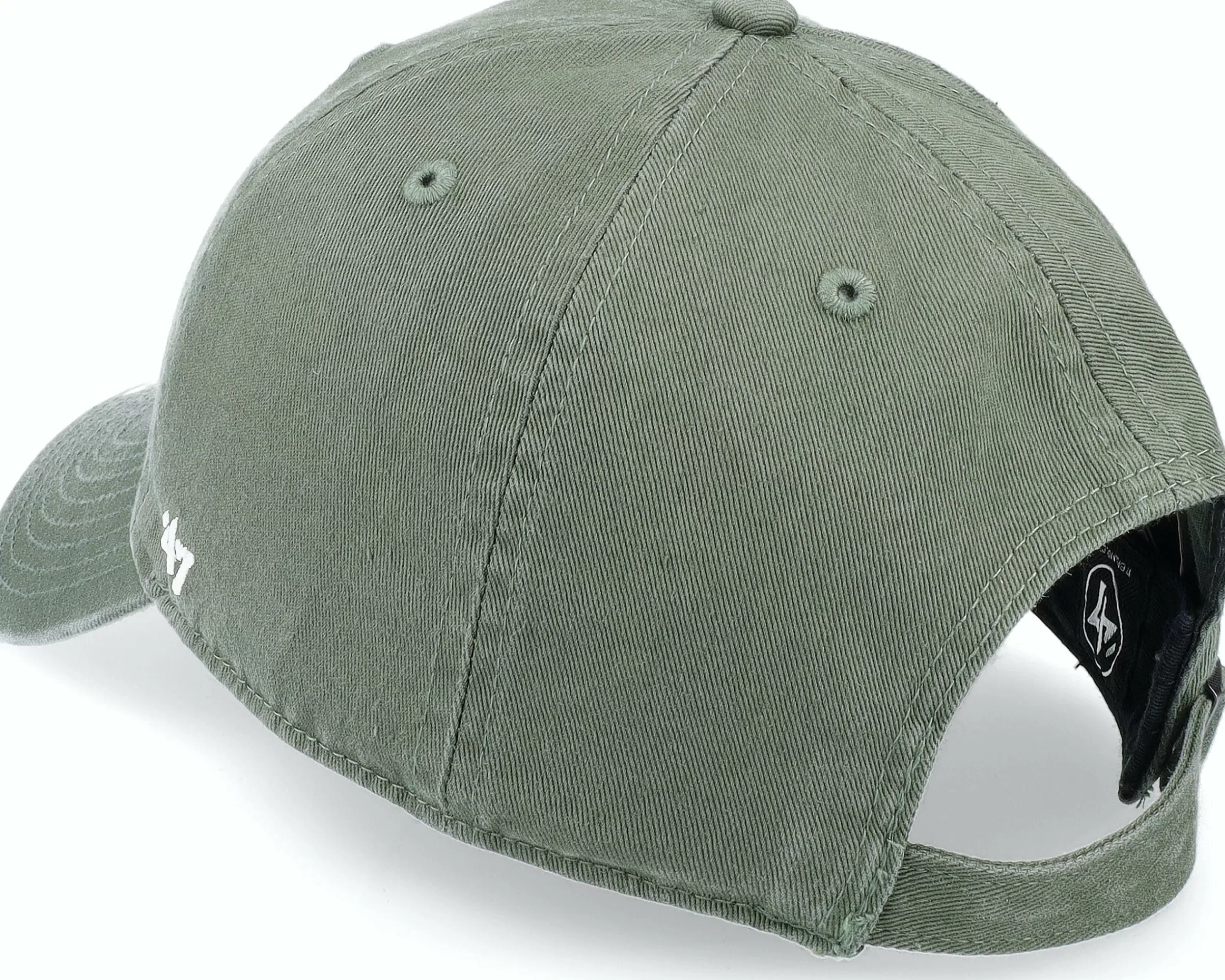 47 Brand Los Angeles Dodgers Mlb Base Runner Clean Up Moss Dad Cap - -Unisex Dad Cap