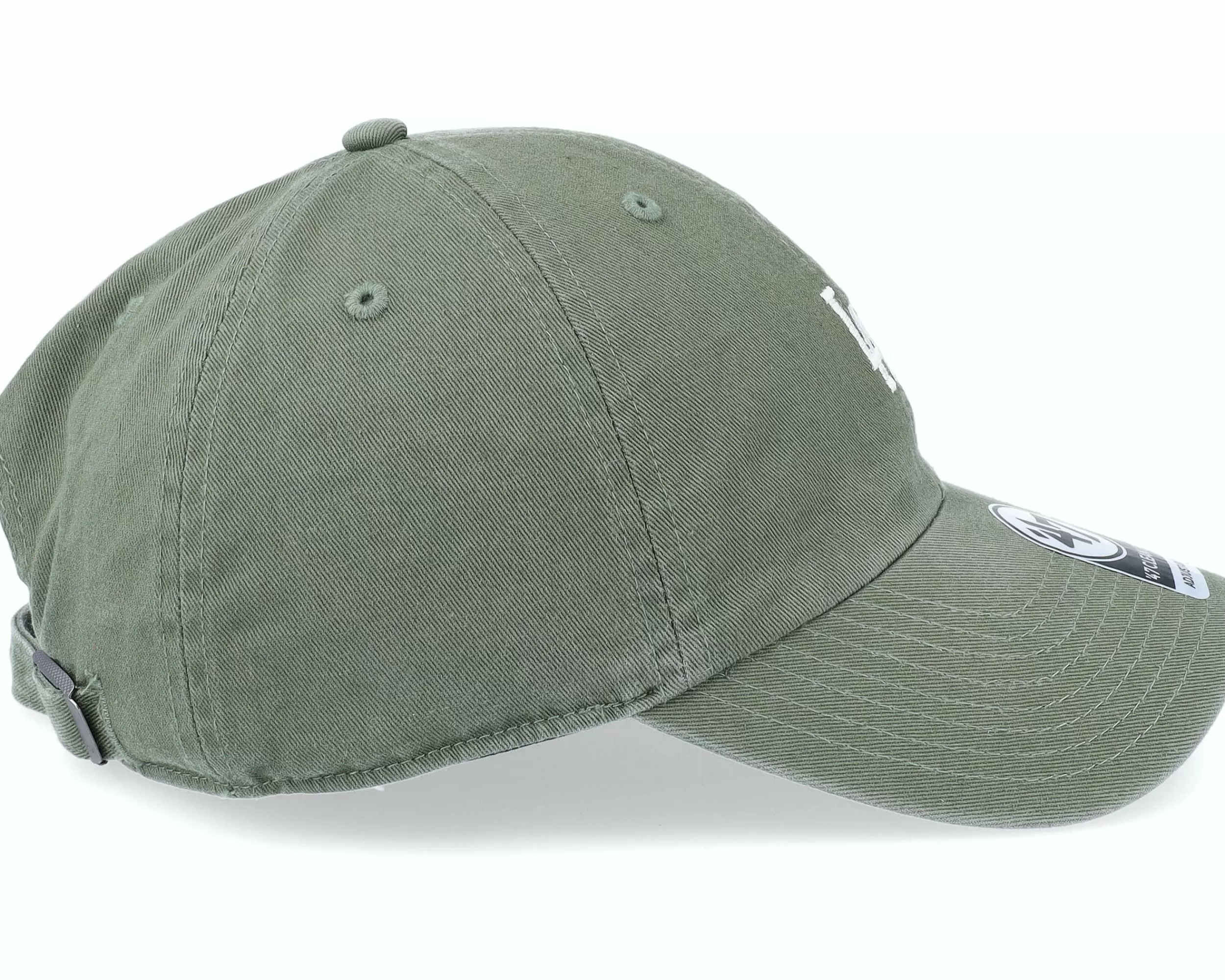 47 Brand Los Angeles Dodgers Mlb Base Runner Clean Up Moss Dad Cap - -Unisex Dad Cap