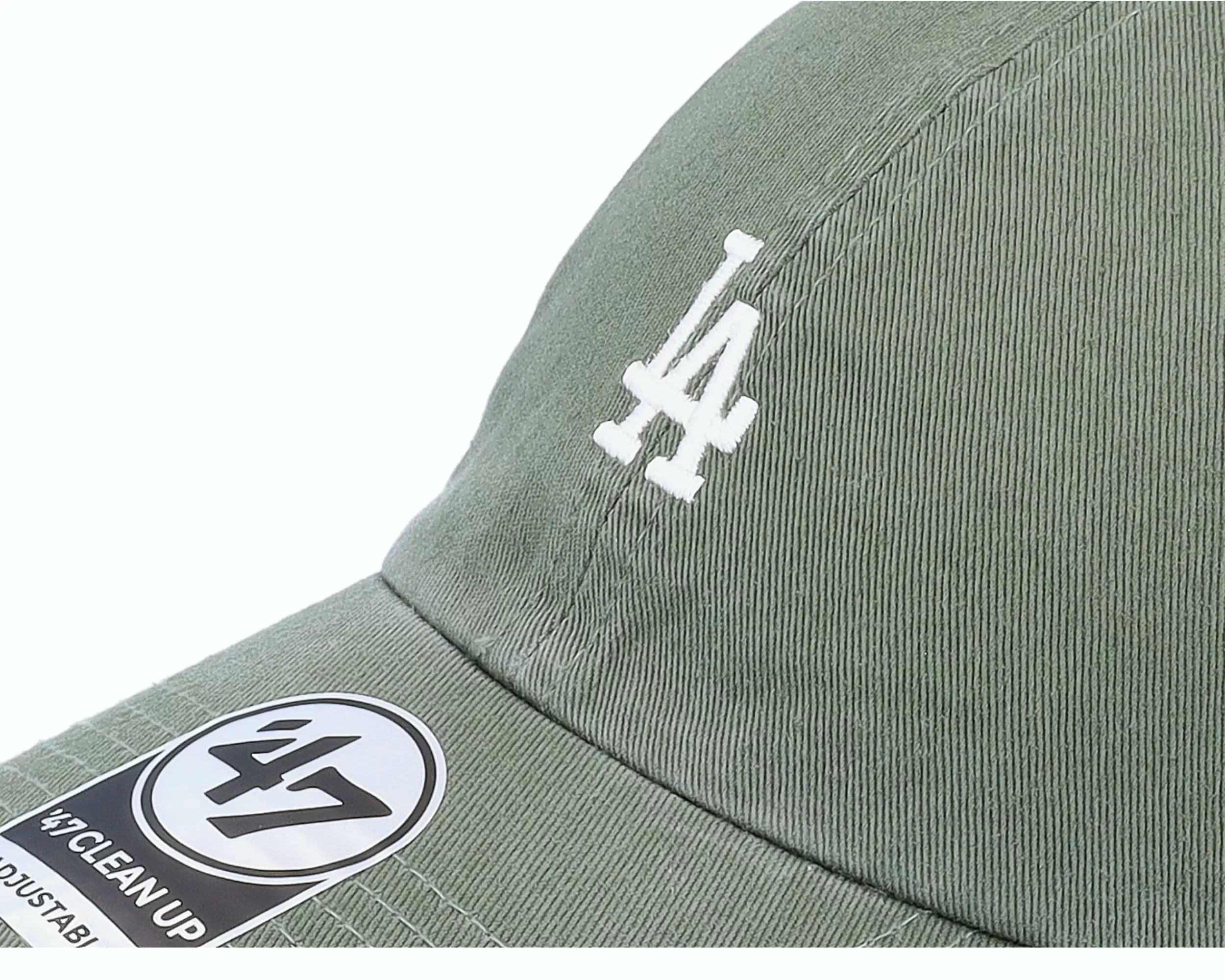 47 Brand Los Angeles Dodgers Mlb Base Runner Clean Up Moss Dad Cap - -Unisex Dad Cap