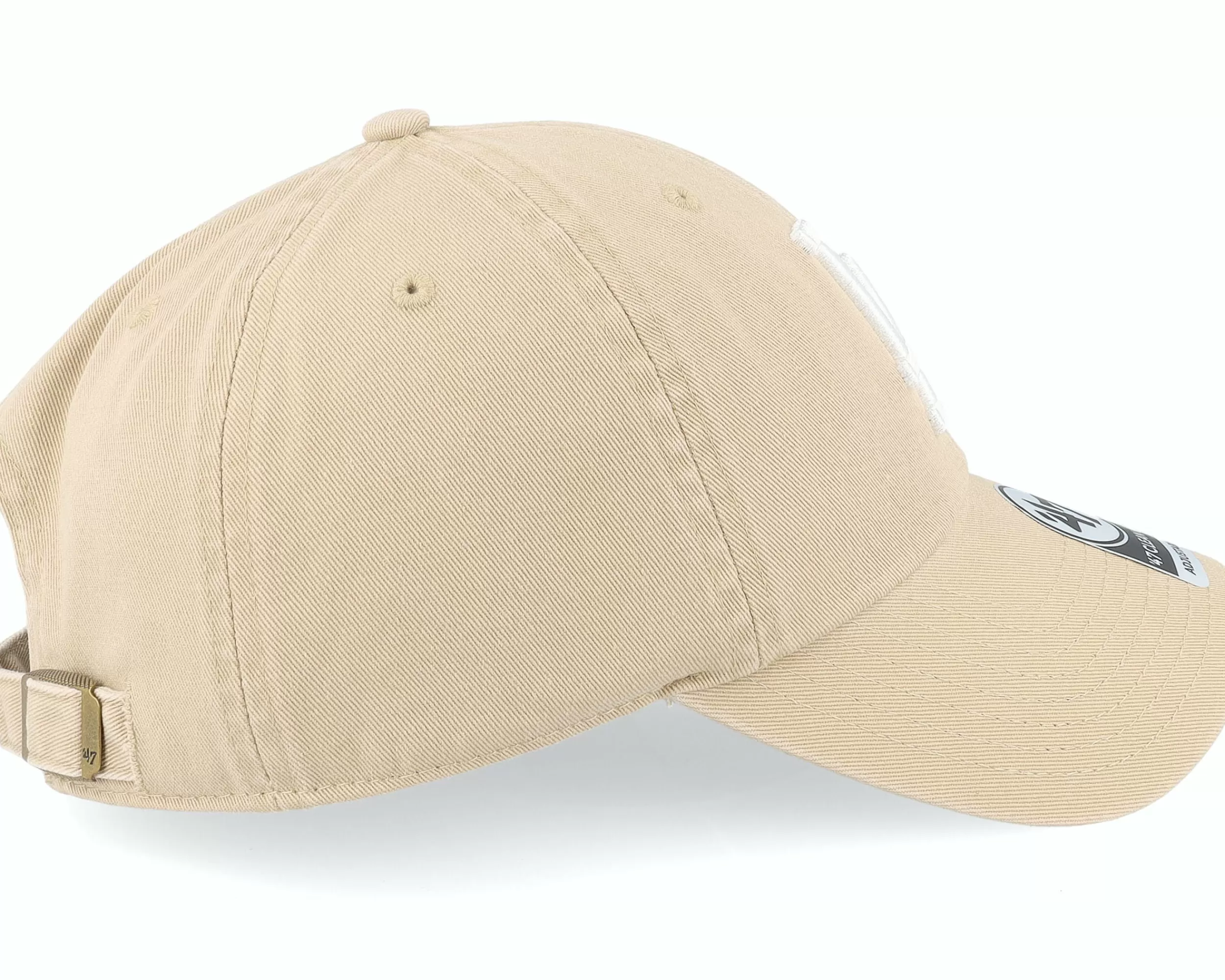 47 Brand Los Angeles Dodgers Mlb Clean Up Khaki Dad Cap - -Unisex Dad Cap