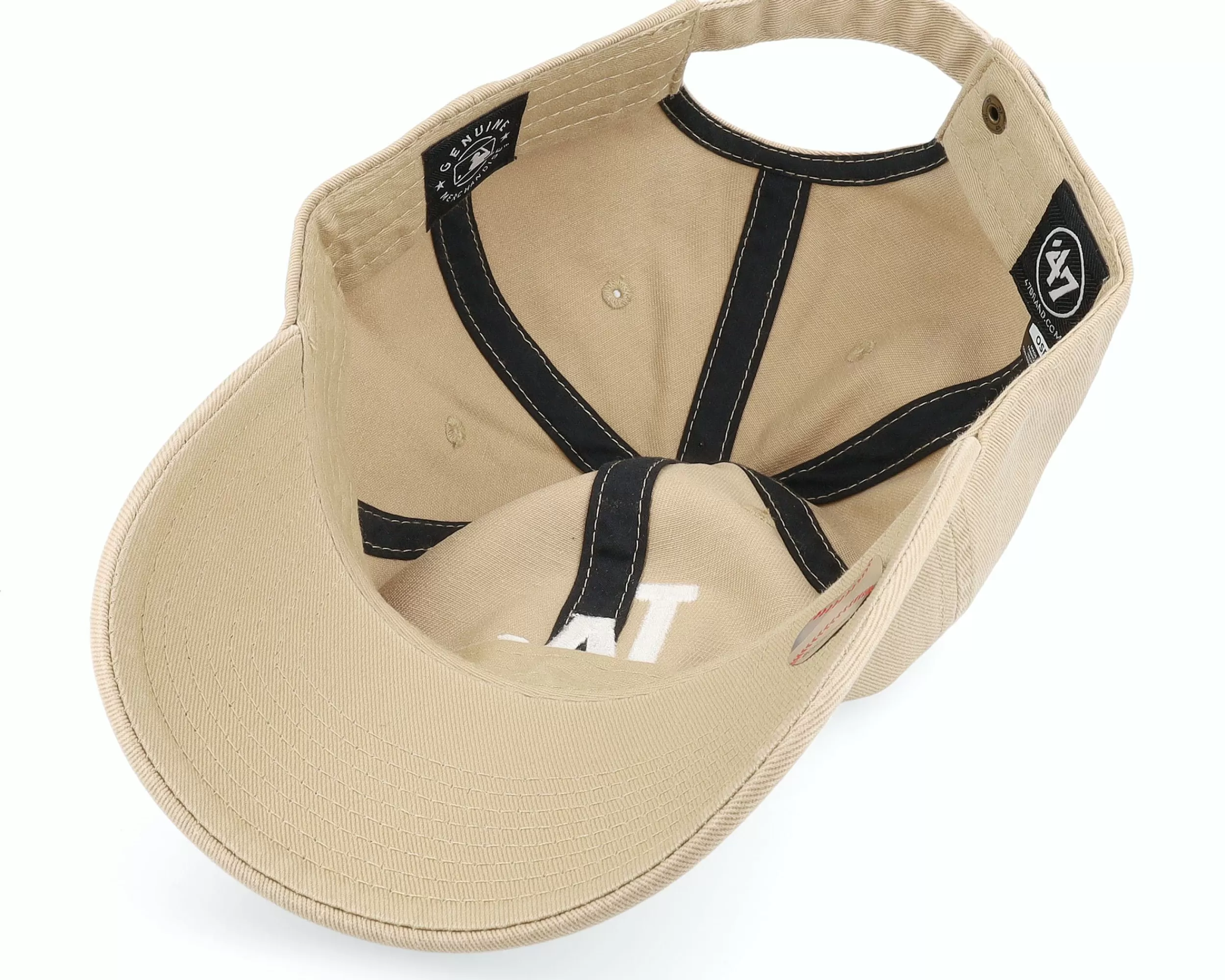 47 Brand Los Angeles Dodgers Mlb Clean Up Khaki Dad Cap - -Unisex Dad Cap