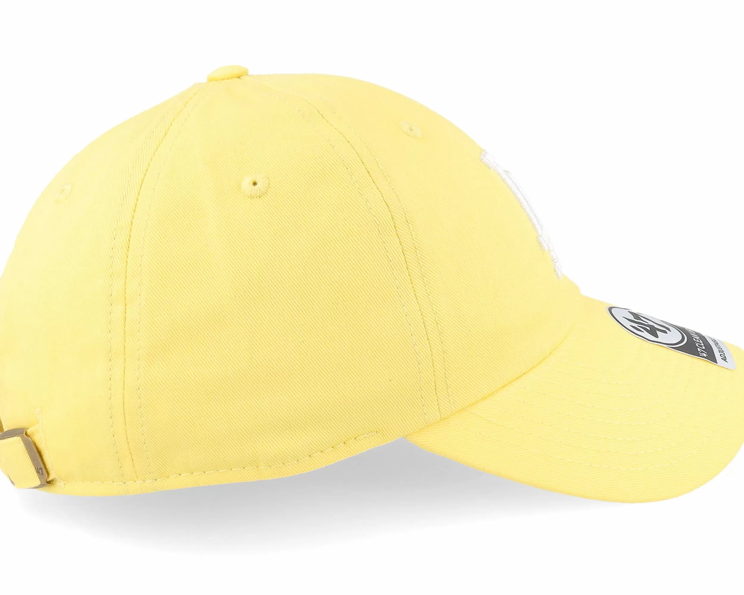 47 Brand Los Angeles Dodgers Mlb Clean Up Maize Dad Cap - -Unisex Dad Cap