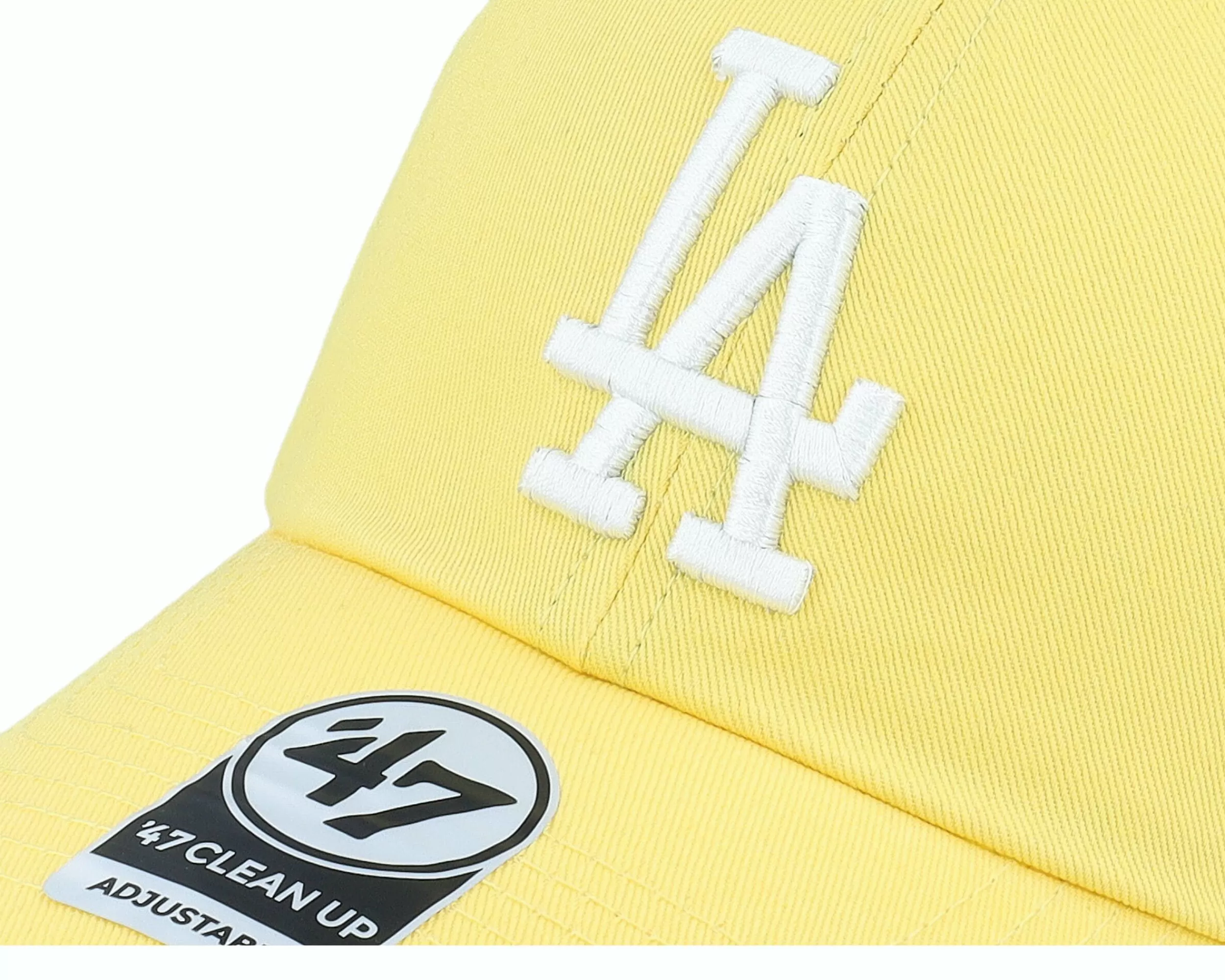 47 Brand Los Angeles Dodgers Mlb Clean Up Maize Dad Cap - -Unisex Dad Cap