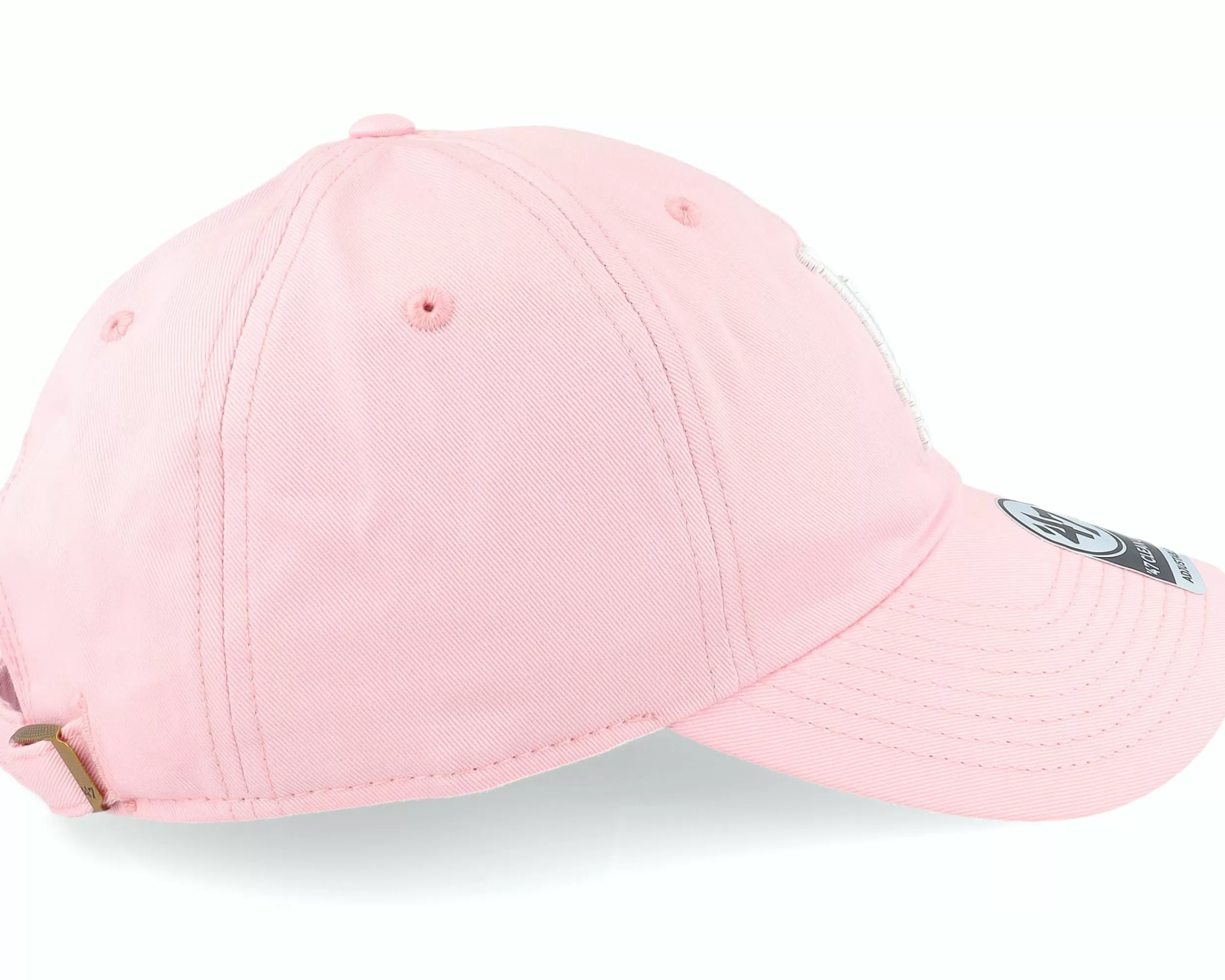 47 Brand Los Angeles Dodgers Mlb Clean Up Petal Pink Dad Cap - -Unisex Dad Cap