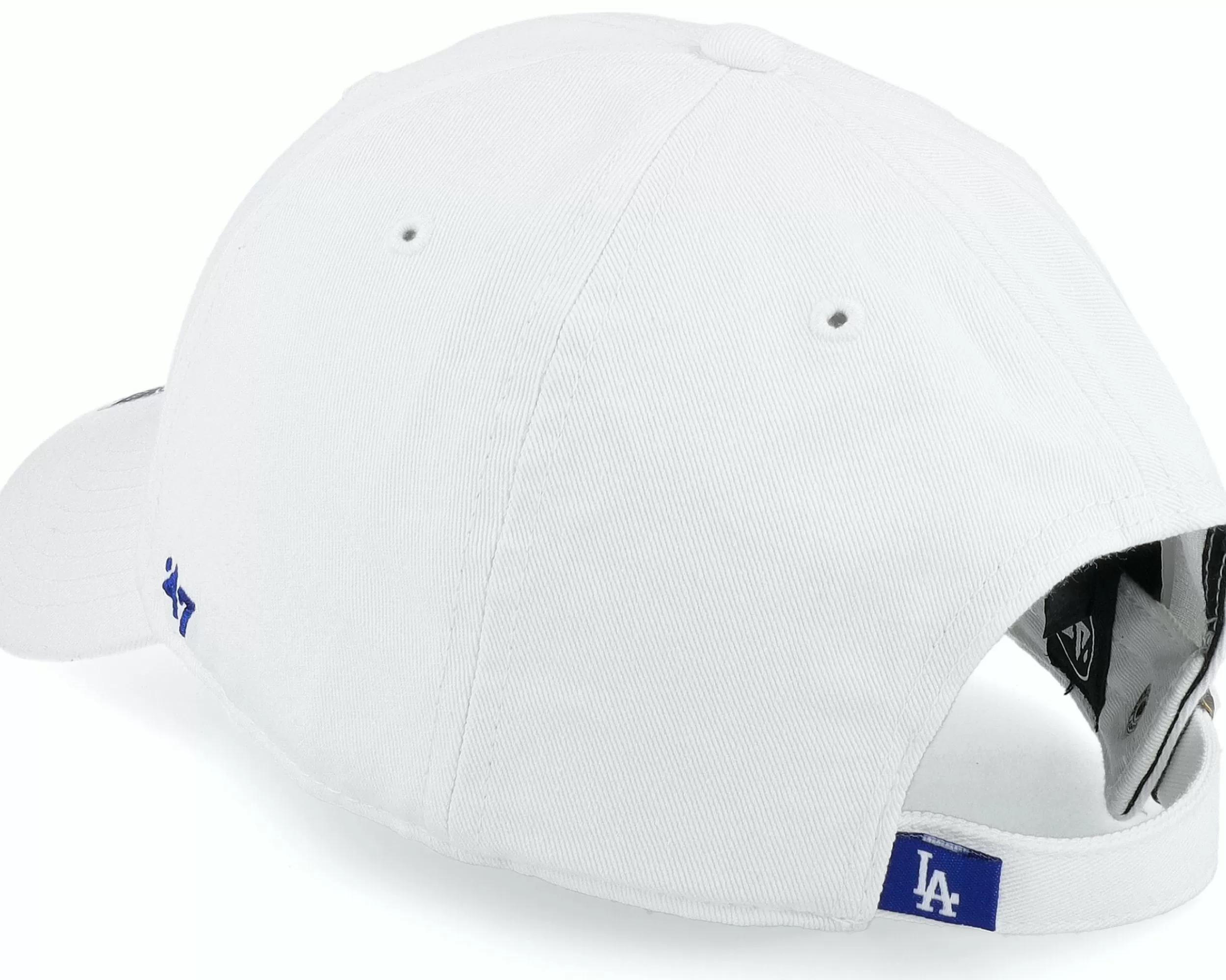 47 Brand Los Angeles Dodgers Mlb Clean Up White Dad Cap - -Unisex Dad Cap