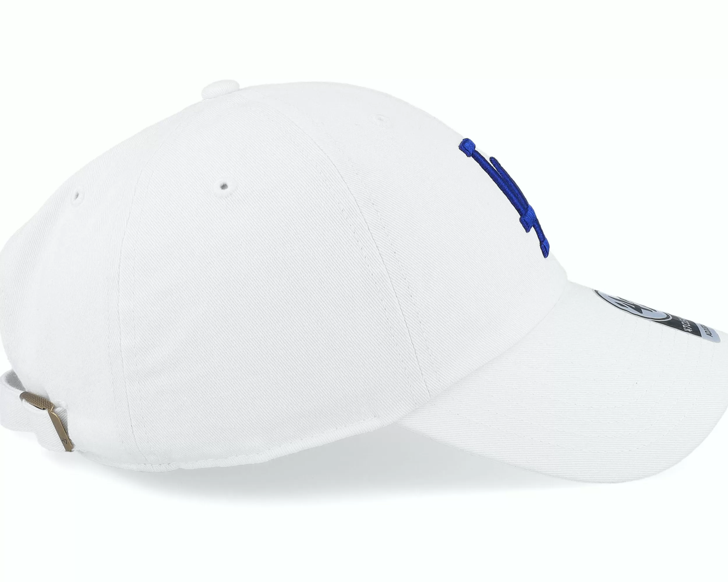 47 Brand Los Angeles Dodgers Mlb Clean Up White Dad Cap - -Unisex Dad Cap