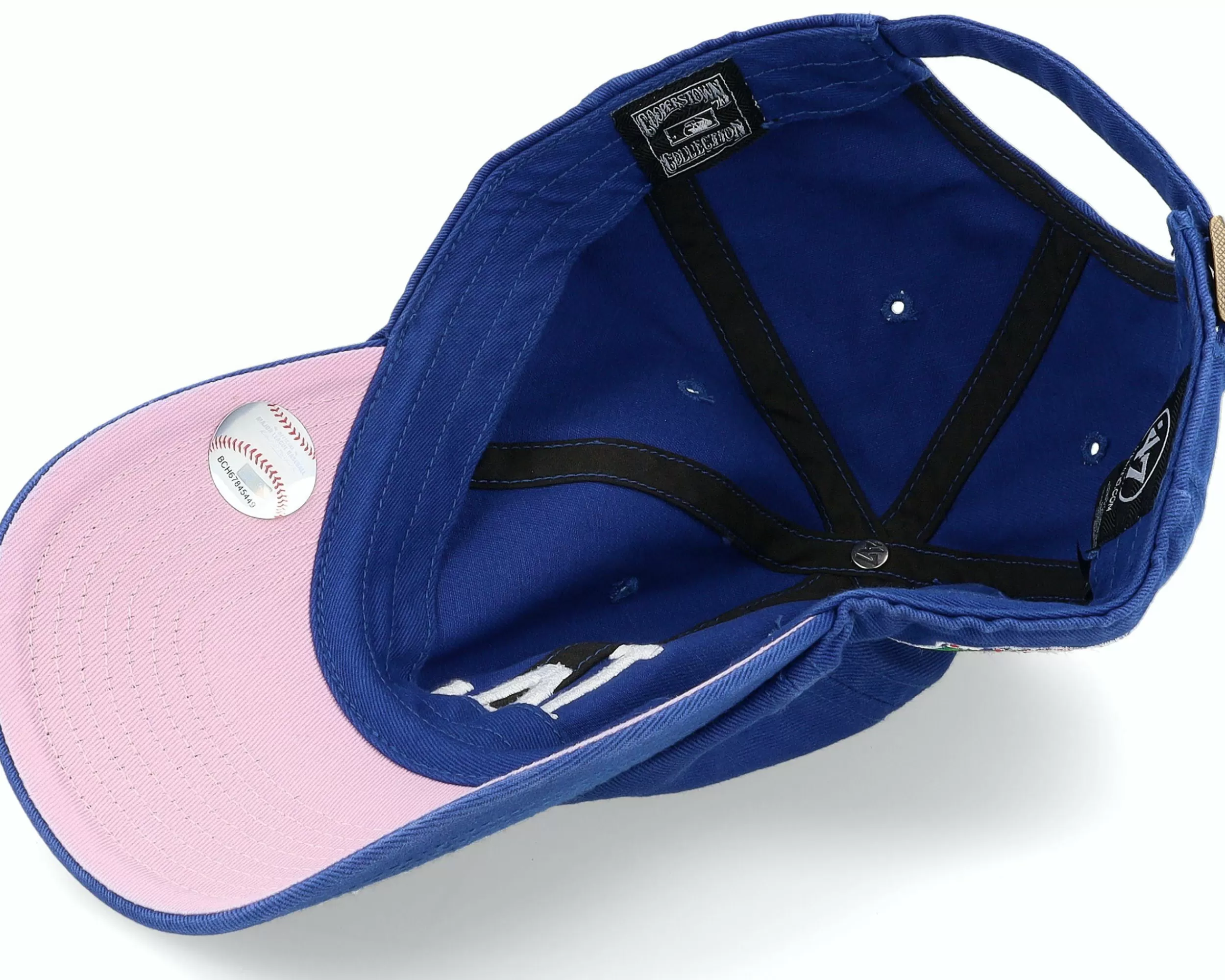 47 Brand Los Angeles Dodgers Mlb Double Under 47 Clean Up Royal Dad Cap - -Unisex Dad Cap
