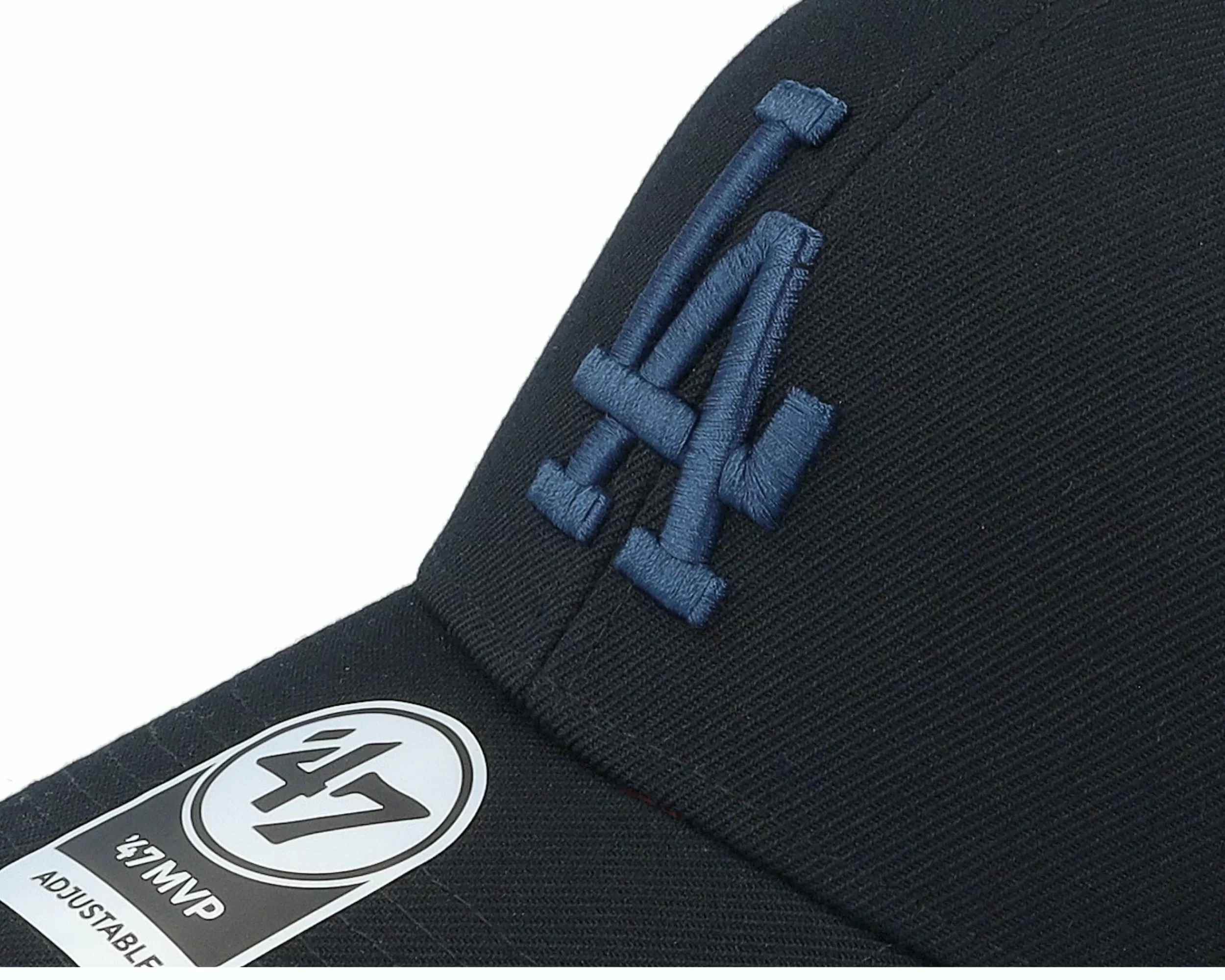 47 Brand Los Angeles Dodgers Mvp Black Adjustable - -Unisex Adjustable
