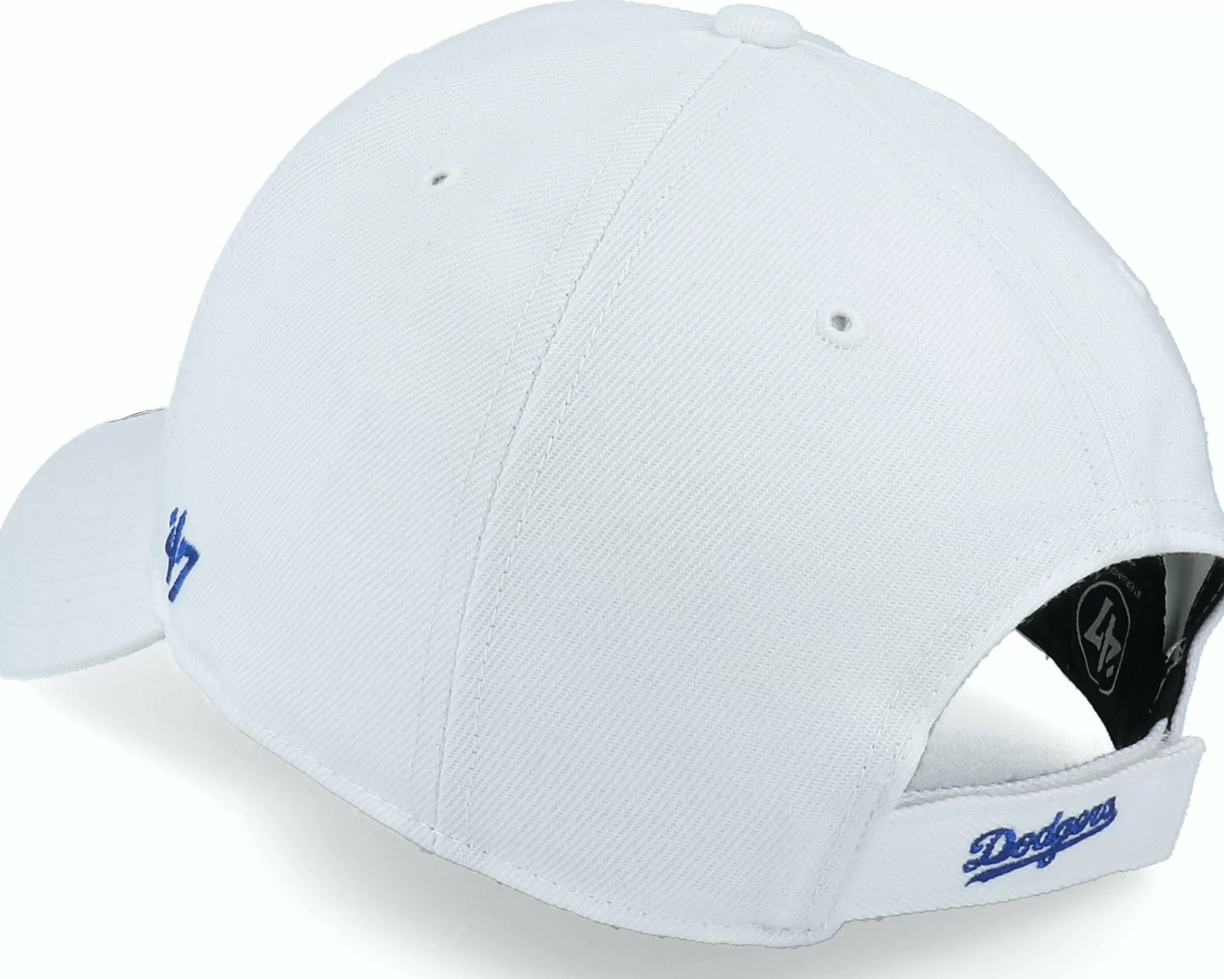47 Brand Los Angeles Dodgers Mvp White Adjustable - -Unisex Adjustable