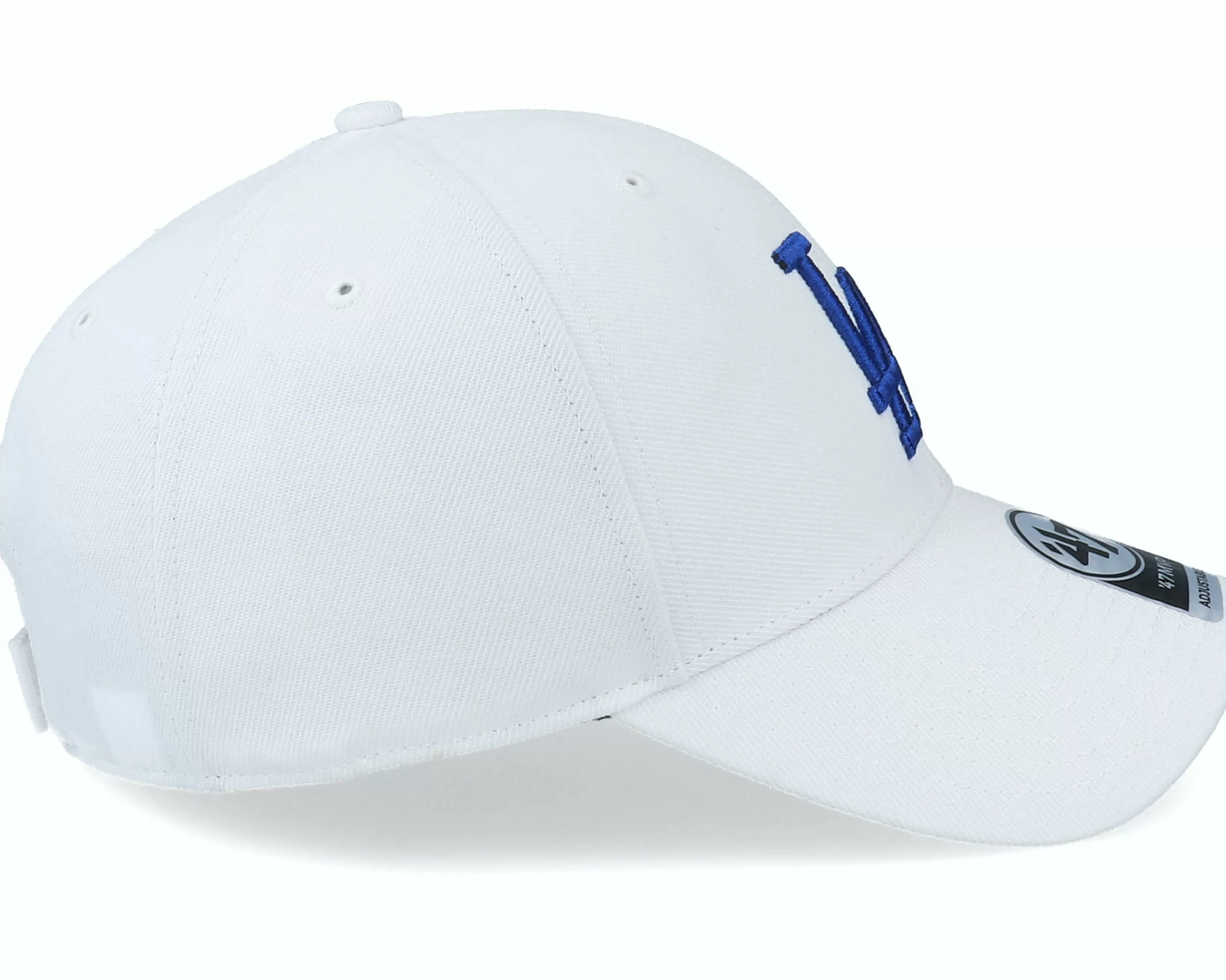 47 Brand Los Angeles Dodgers Mvp White Adjustable - -Unisex Adjustable