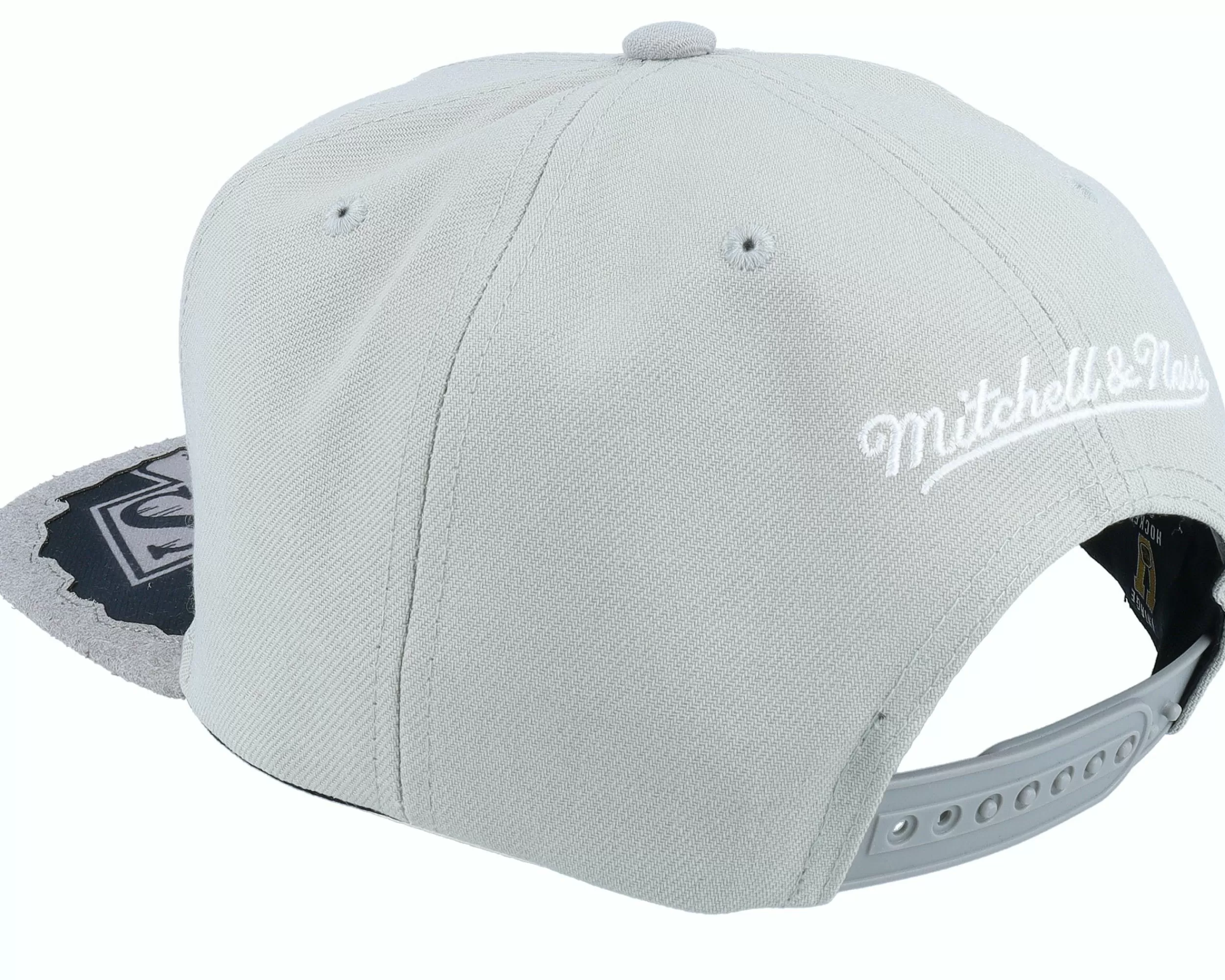 Mitchell & Ness Los Angeles Kings Munch Time Vintage Grey Snapback - -Unisex Snapback