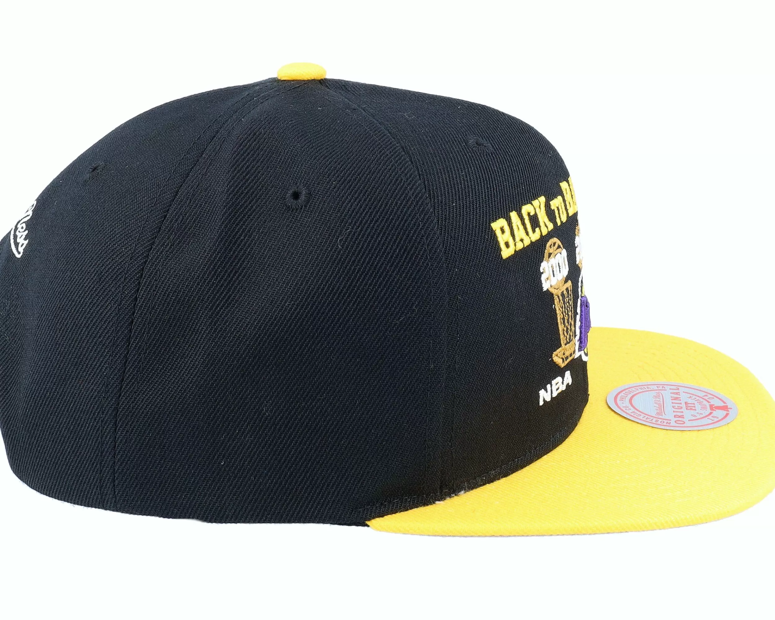 Mitchell & Ness Los Angeles Lakers Champs 00-03 Hwc Black/Gold Snapback - -Unisex Snapback