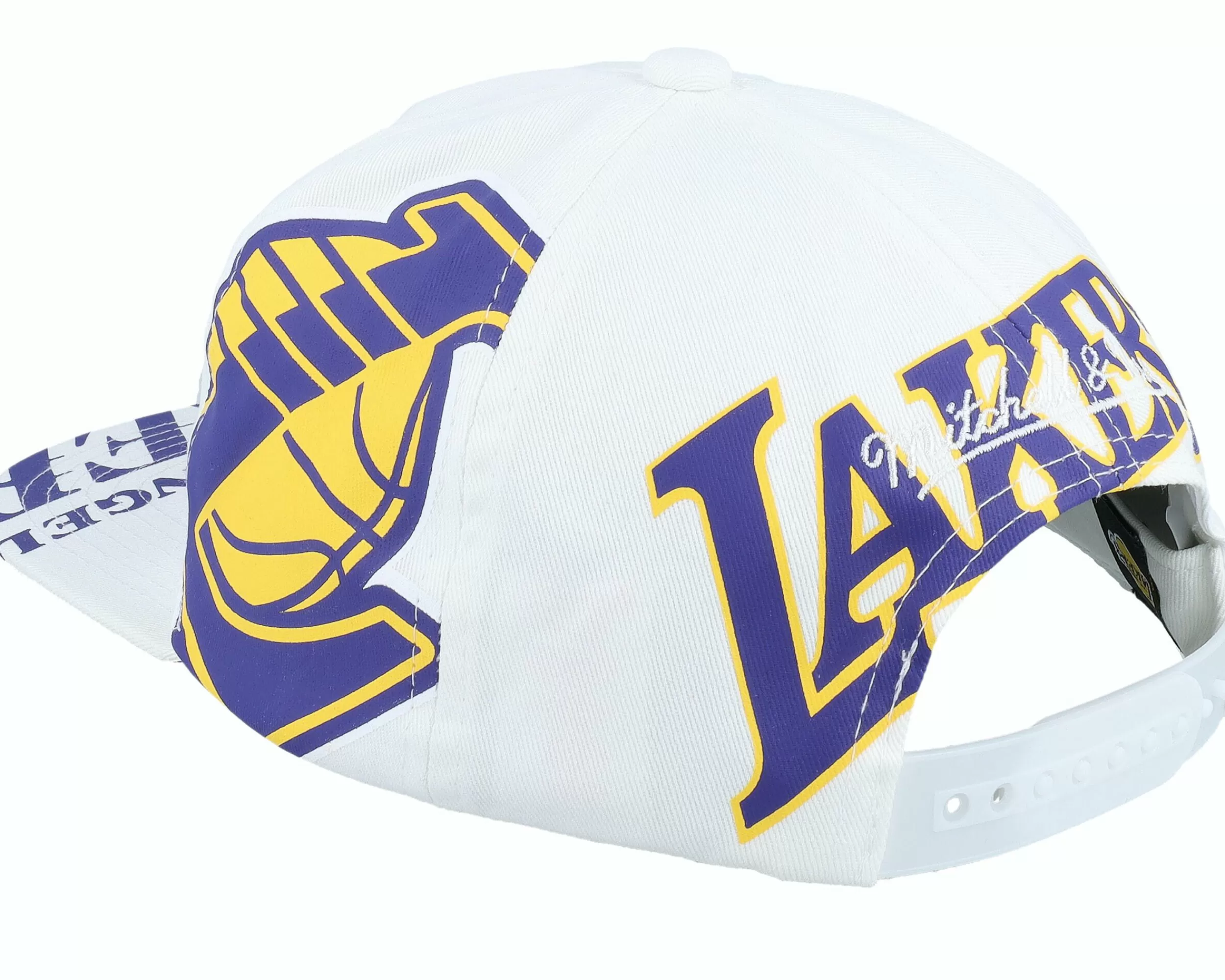 Mitchell & Ness Los Angeles Lakers In Your Face Deadstock Hwc White Snapback - -Unisex Snapback