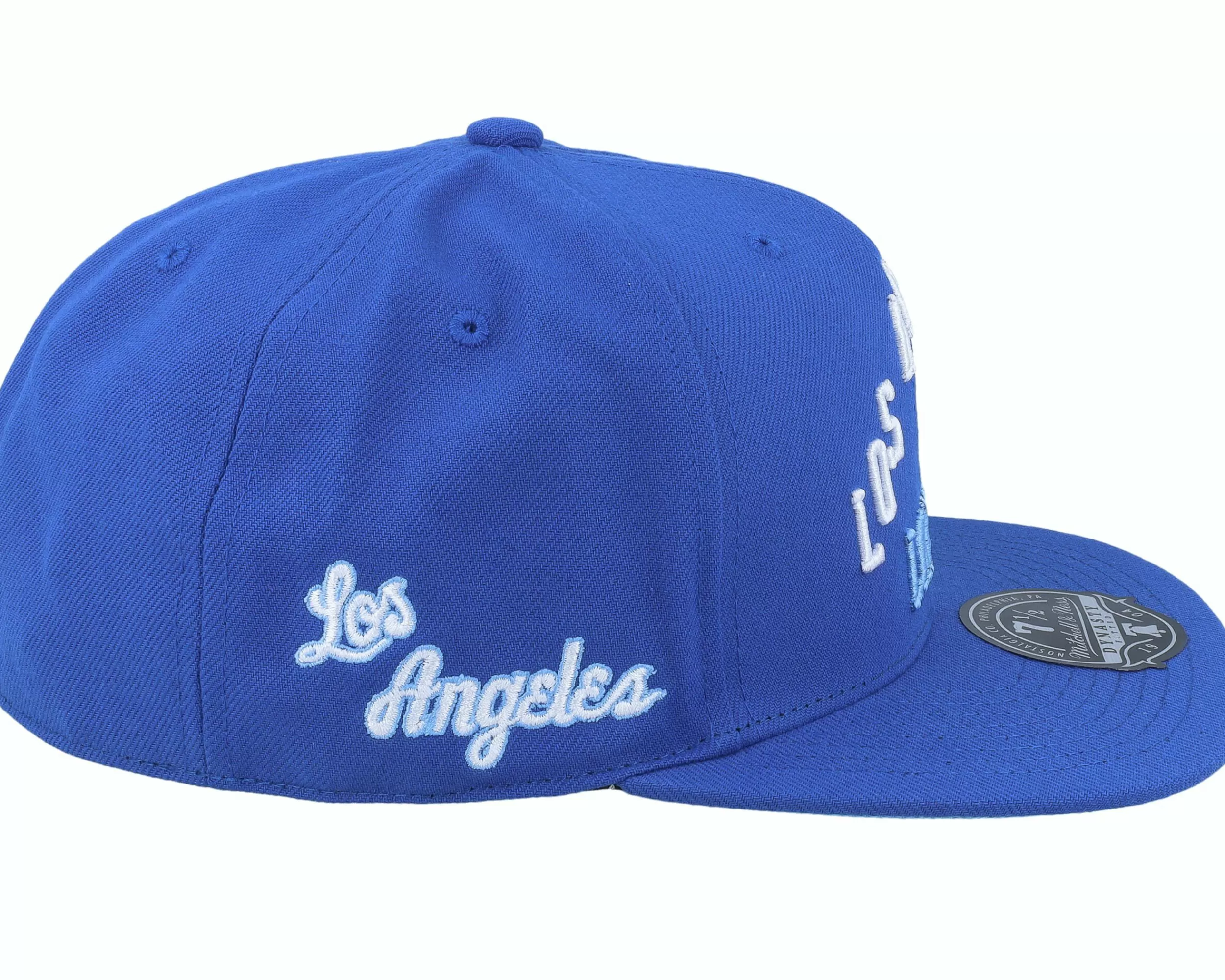 Mitchell & Ness Los Angeles Lakers Logo History Fitted Hwc Blue Fitted - -Unisex Fitted