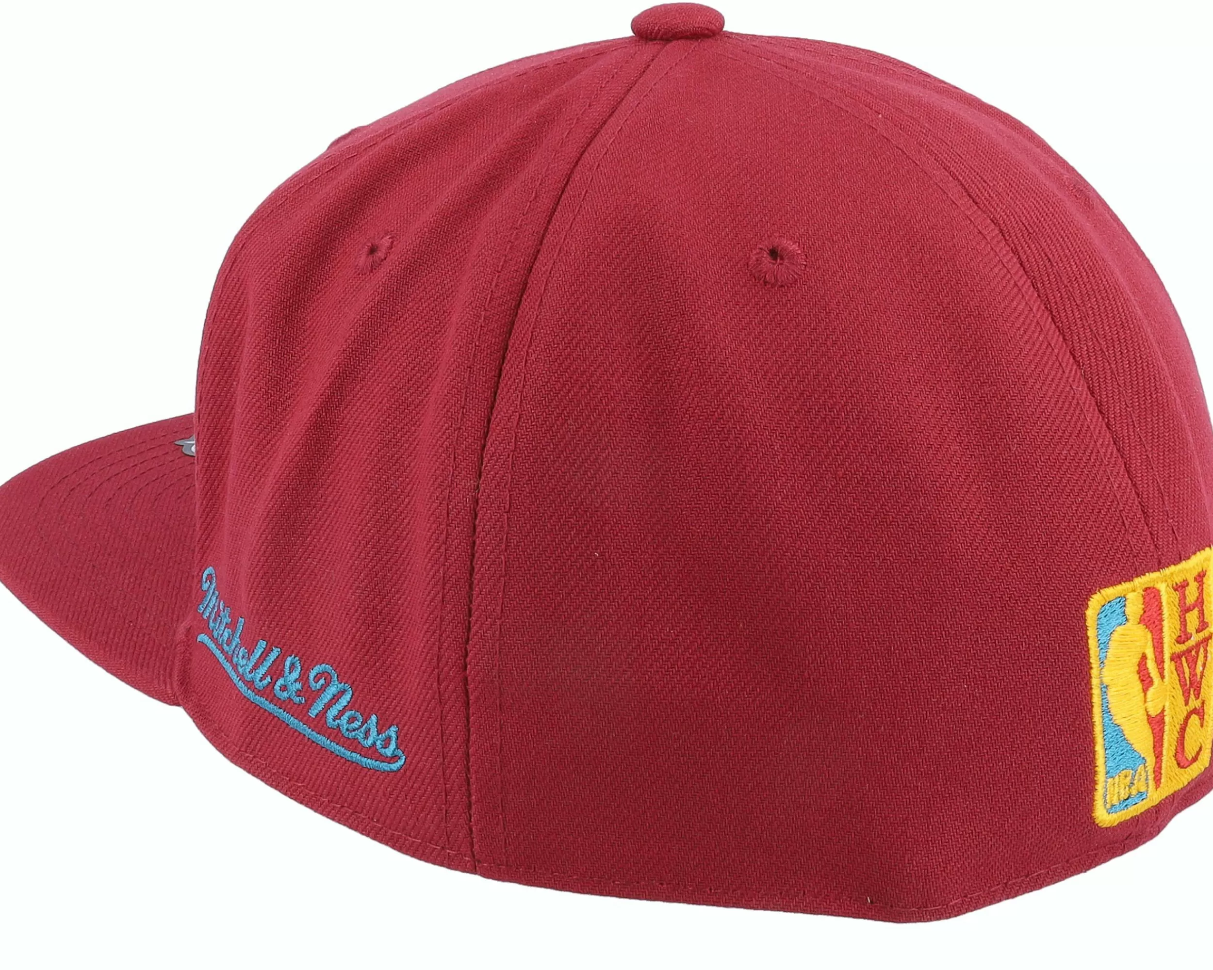 Mitchell & Ness Los Angeles Lakers Northern Lights Cardinal Fitted - -Unisex Fitted