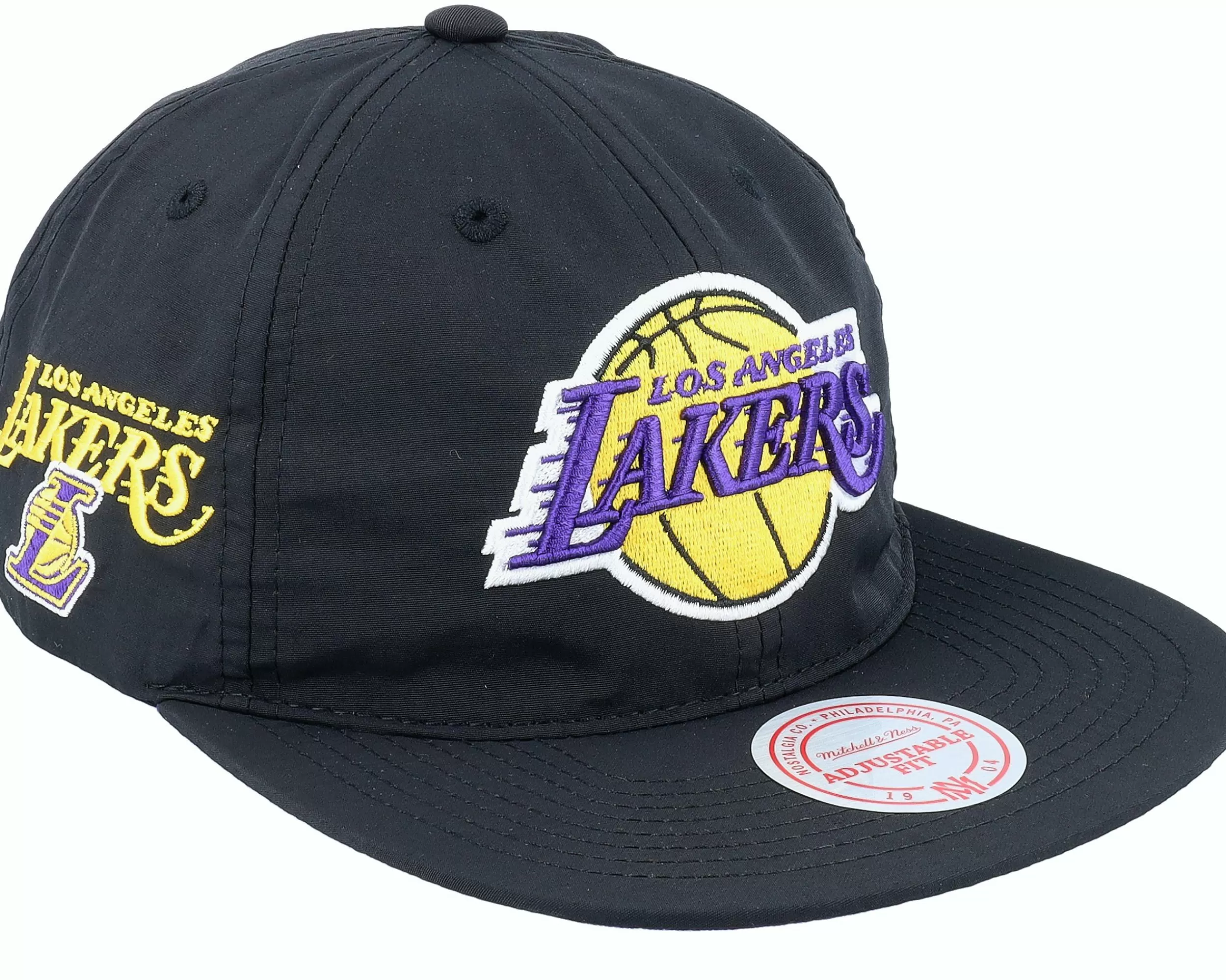 Mitchell & Ness Los Angeles Lakers Nylon Szn Deadstock Black Snapback - -Unisex Snapback