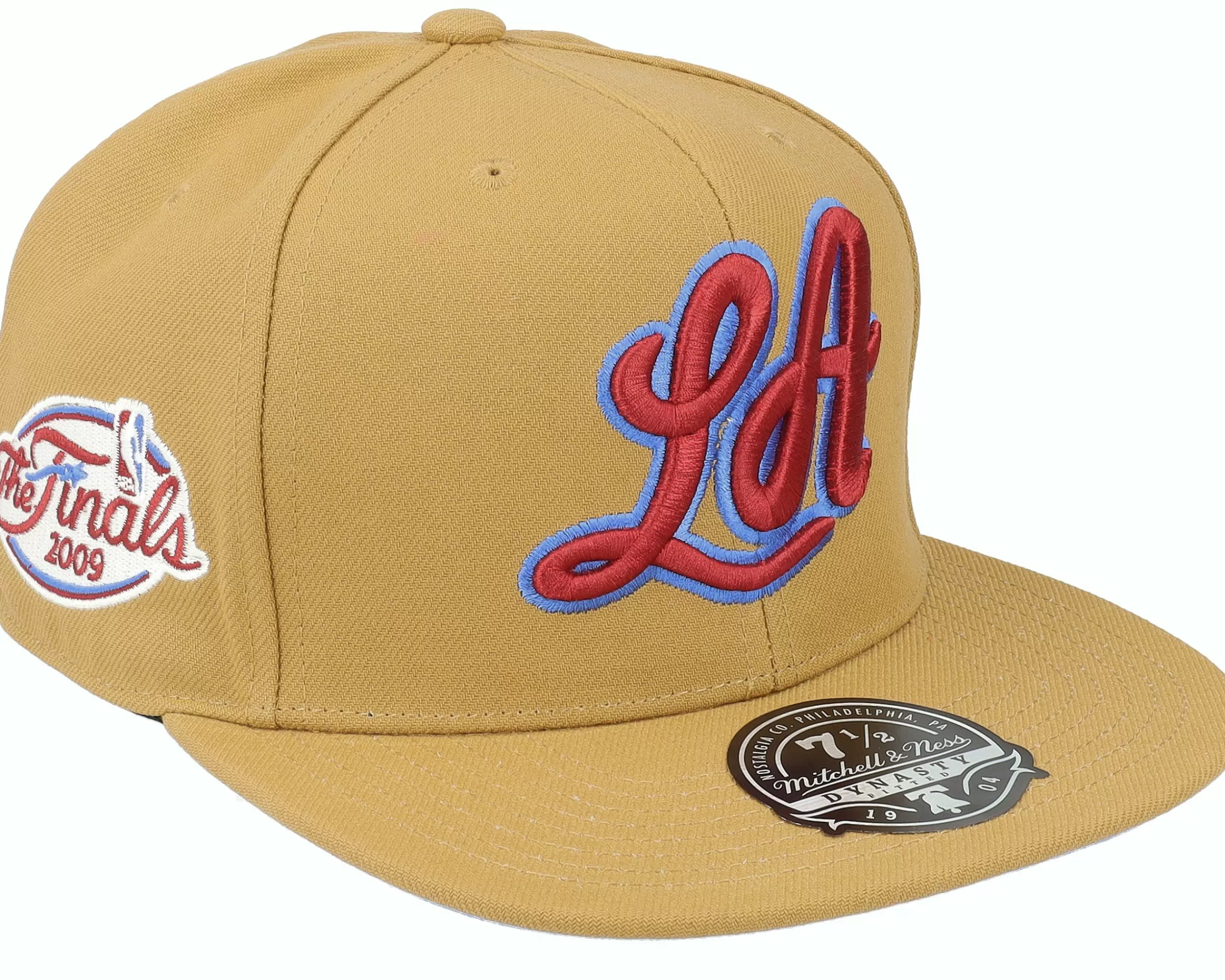 Mitchell & Ness Los Angeles Lakers Sand And Sky Tan Fitted - -Unisex Fitted
