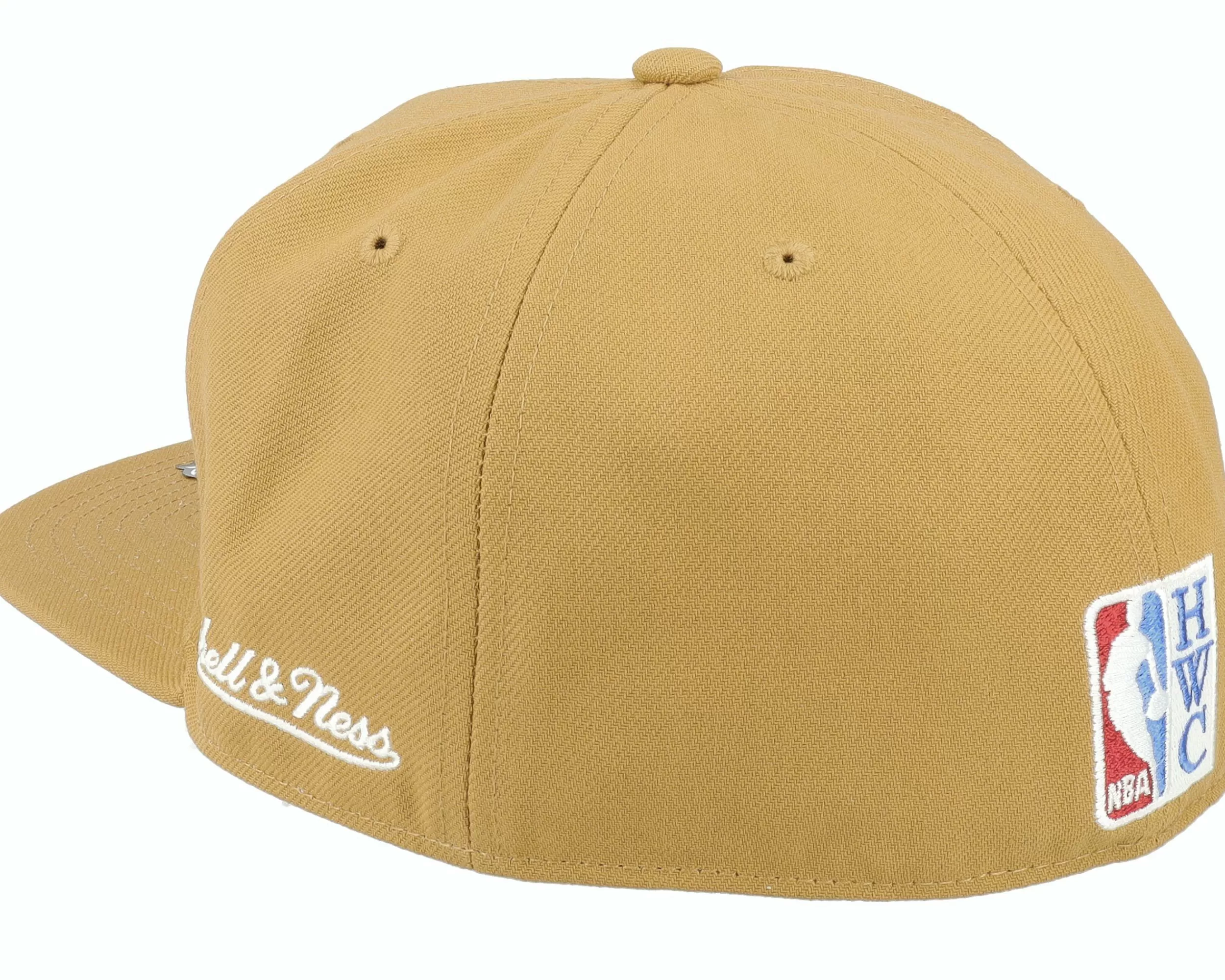 Mitchell & Ness Los Angeles Lakers Sand And Sky Tan Fitted - -Unisex Fitted