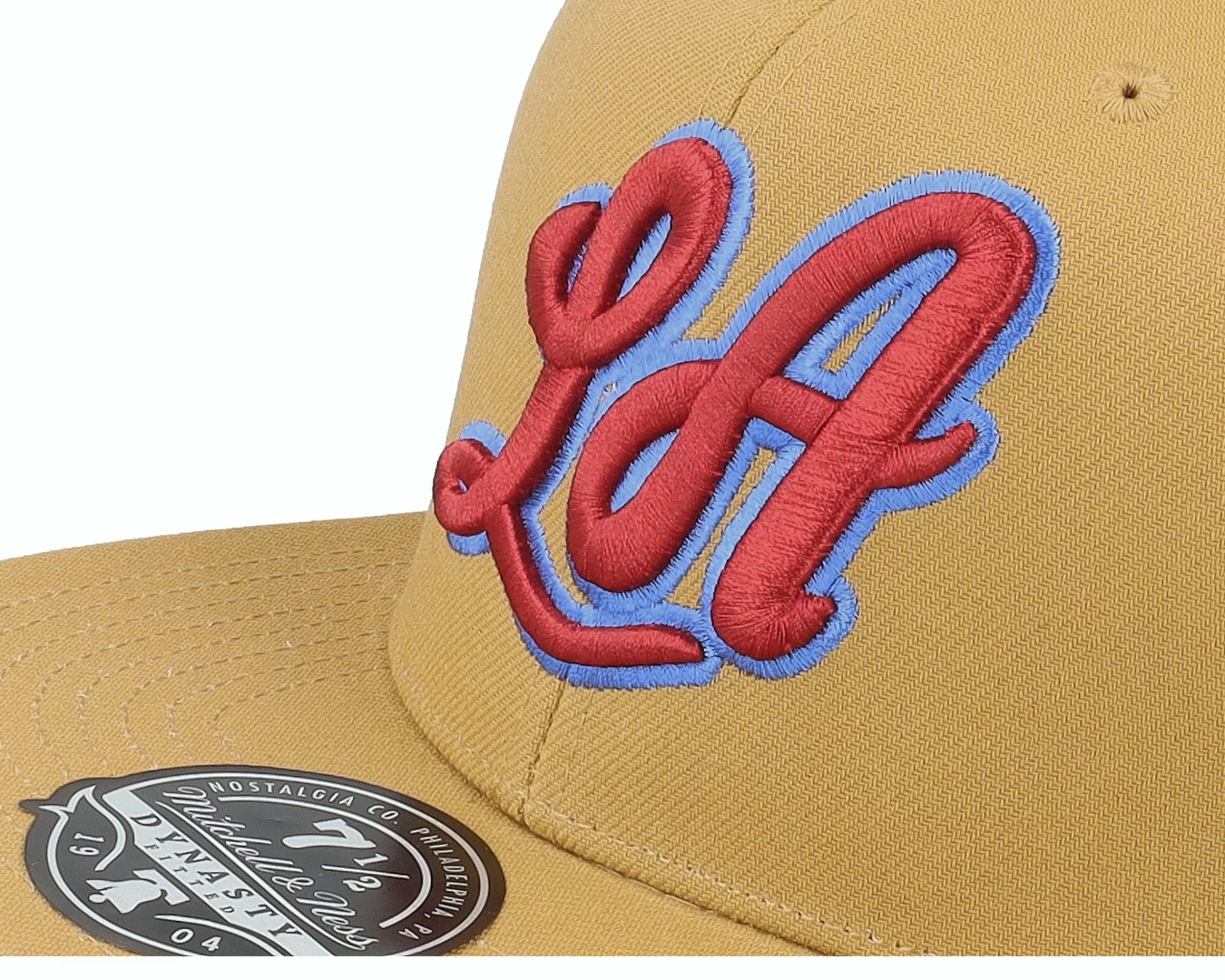 Mitchell & Ness Los Angeles Lakers Sand And Sky Tan Fitted - -Unisex Fitted
