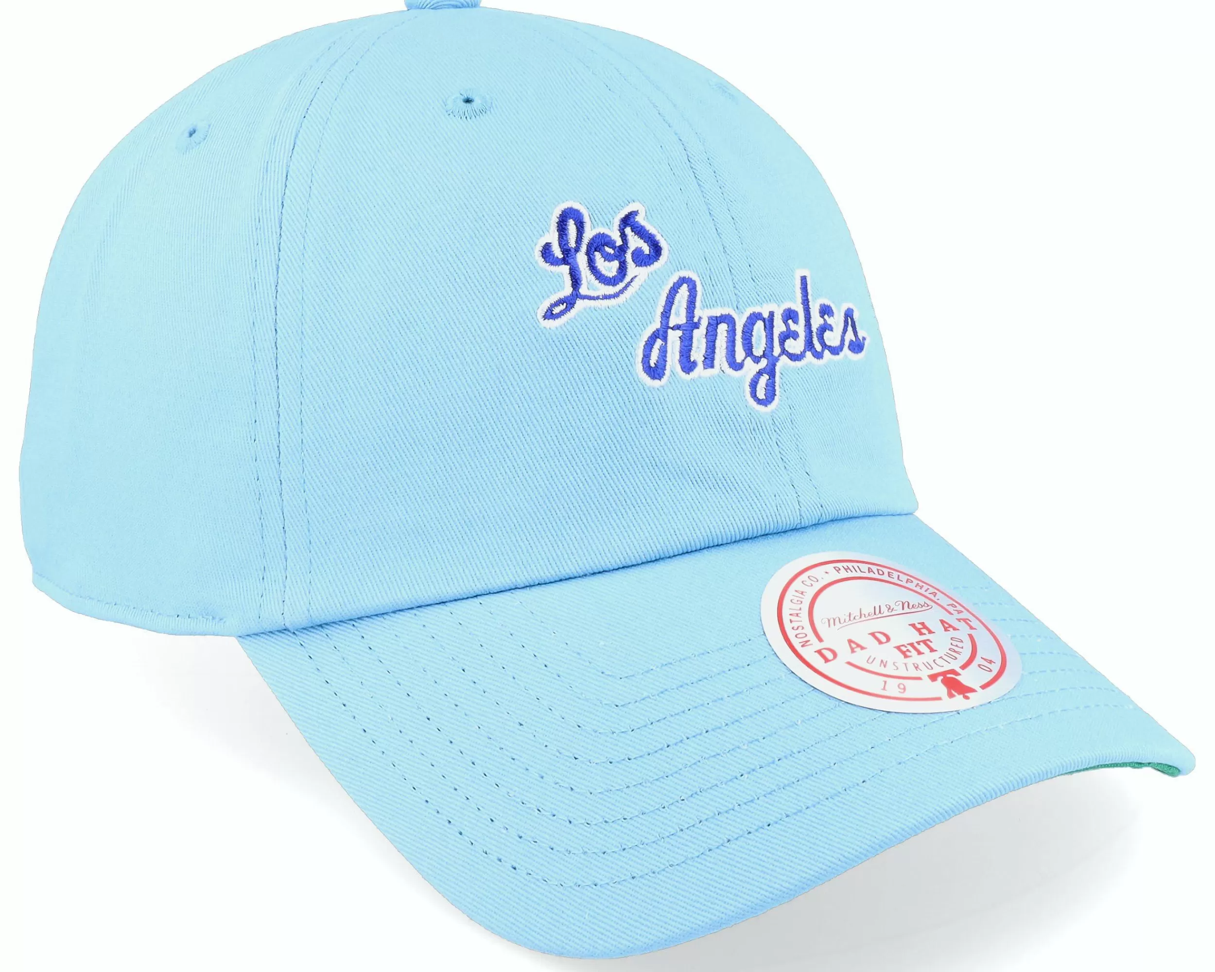 Mitchell & Ness Los Angeles Lakers Team Ground 2.0 Blue Dad Cap - -Unisex Dad Cap
