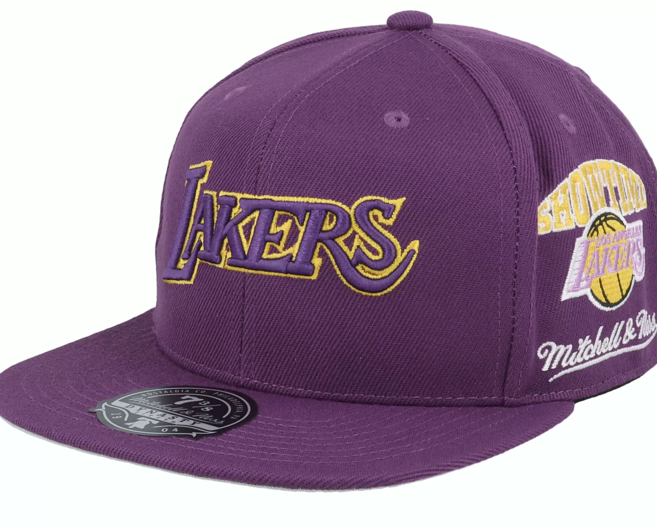 Mitchell & Ness Los Angeles Lakers Team Origins Purple Fitted - -Unisex Fitted