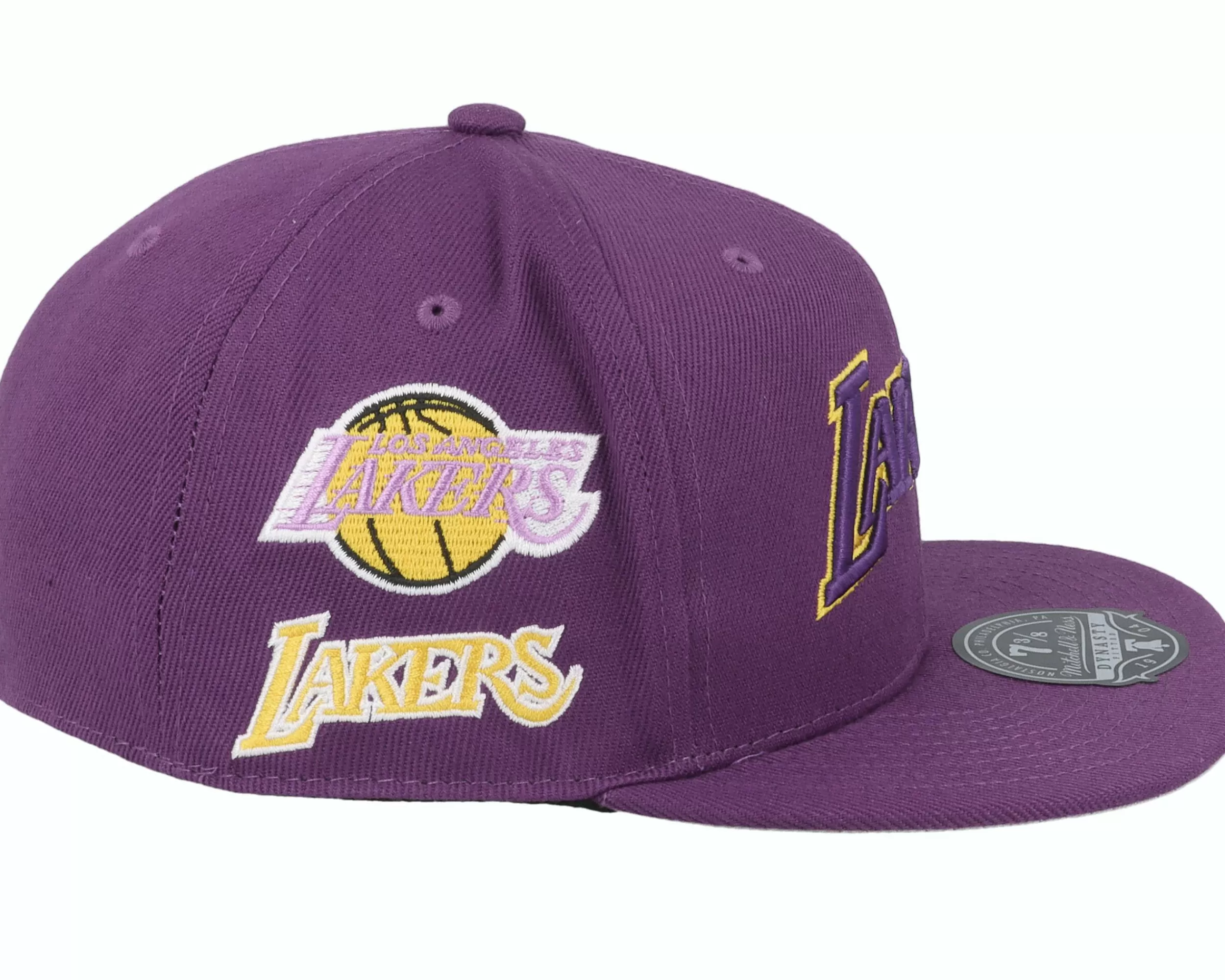 Mitchell & Ness Los Angeles Lakers Team Origins Purple Fitted - -Unisex Fitted