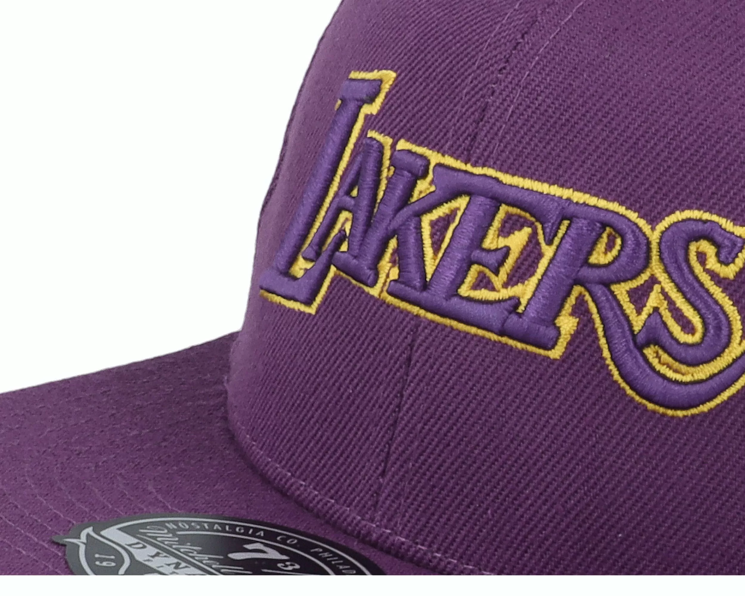 Mitchell & Ness Los Angeles Lakers Team Origins Purple Fitted - -Unisex Fitted