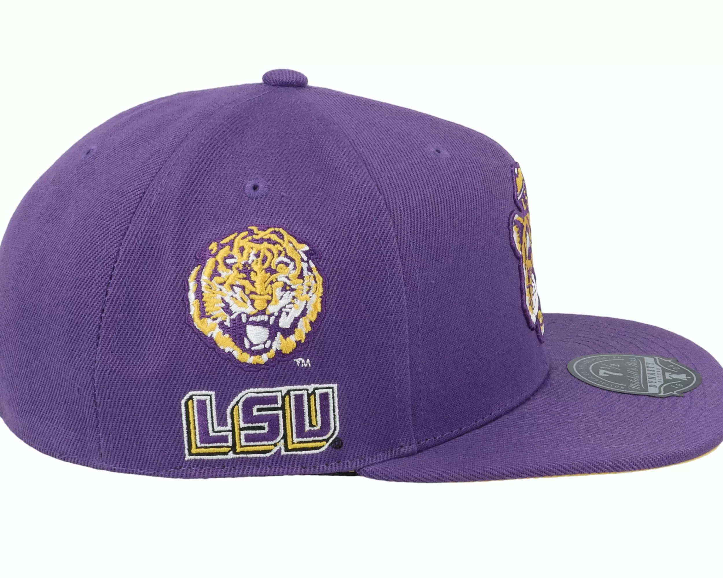 Mitchell & Ness Louisiana State Tigers Team Origins Purple Fitted - -Unisex Fitted