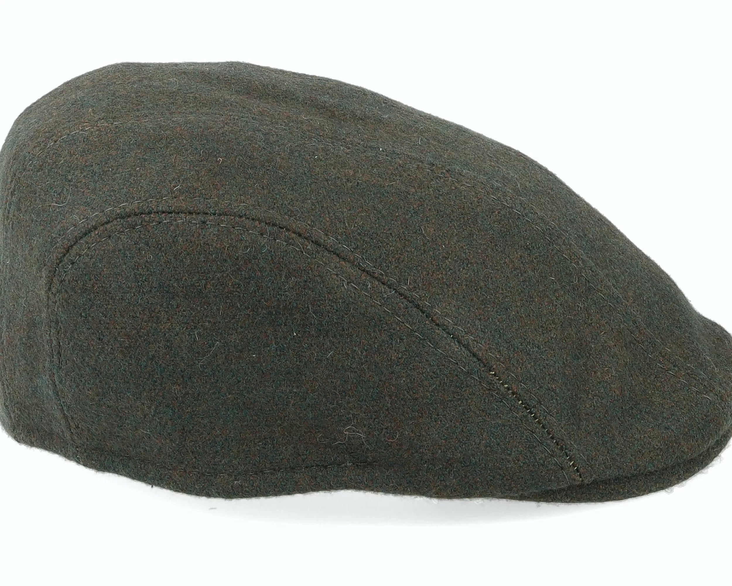 MJM Hats Maddy El Eco Merino Wool Loden Flat Cap - -Unisex Flat Caps