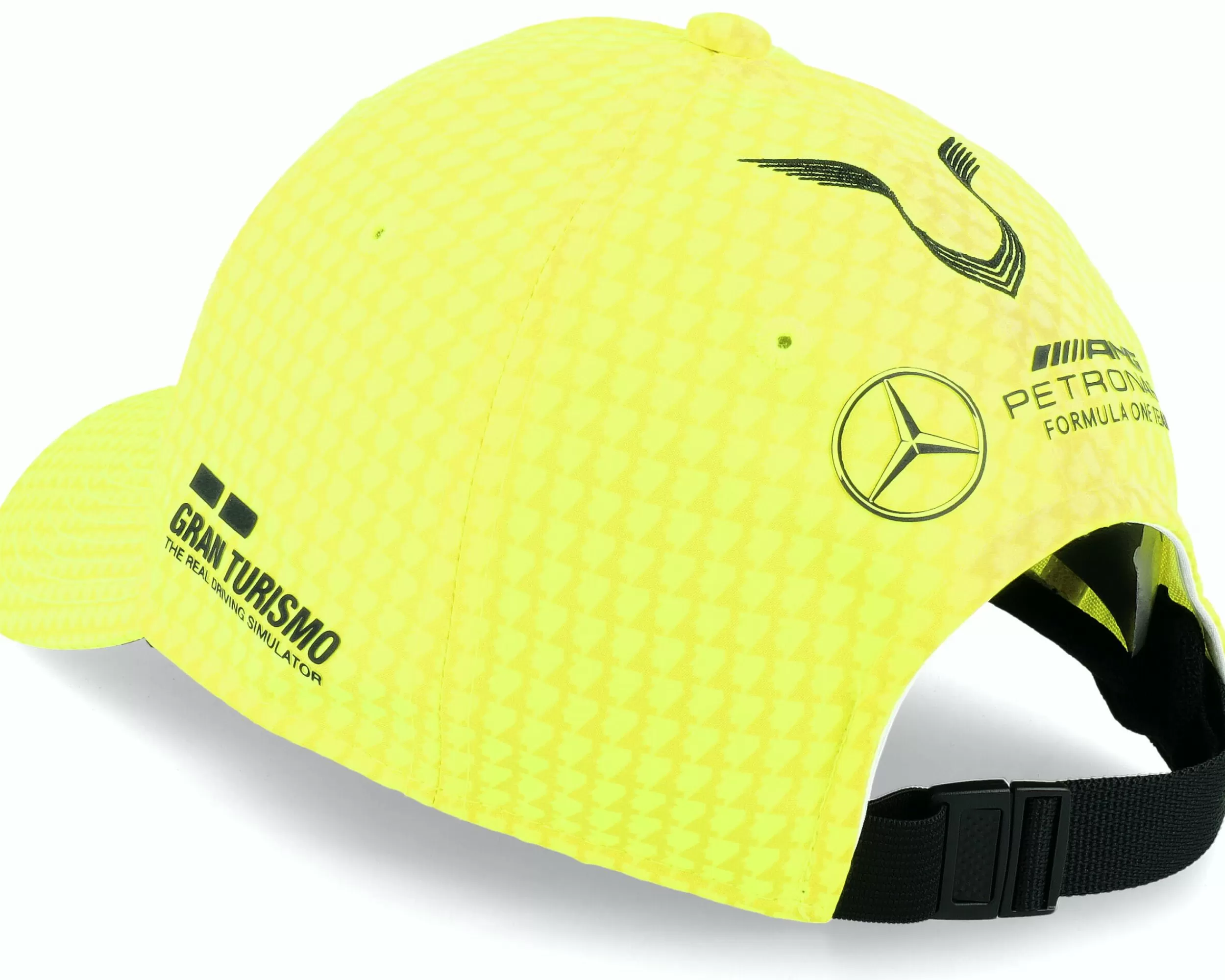 Formula One Mercedes Amg F1 23 Hamilton Neon Yellow Adjustable - -Unisex Adjustable