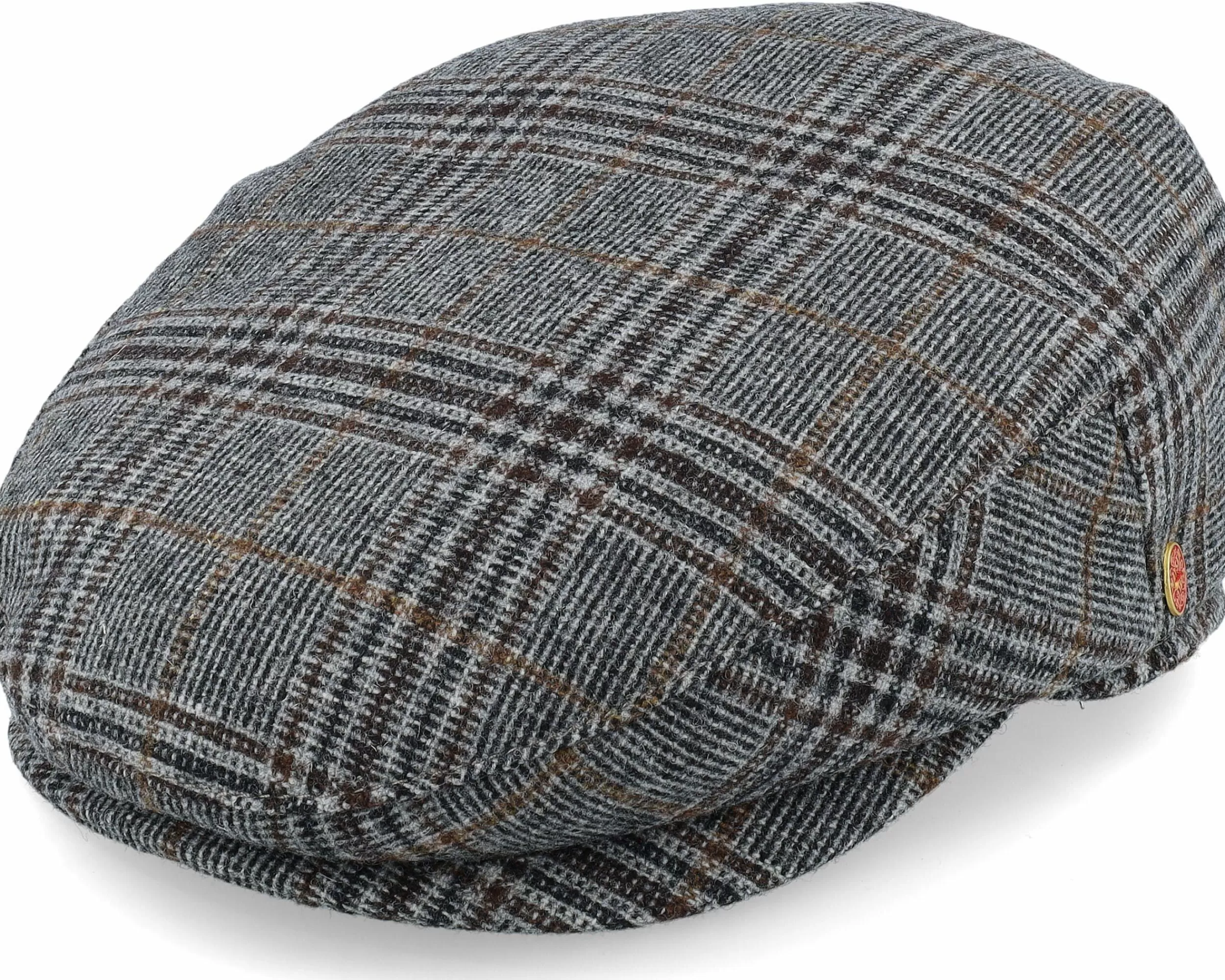 Mayser Merlin Plus Casual Brown Flat Cap - -Unisex Flat Caps