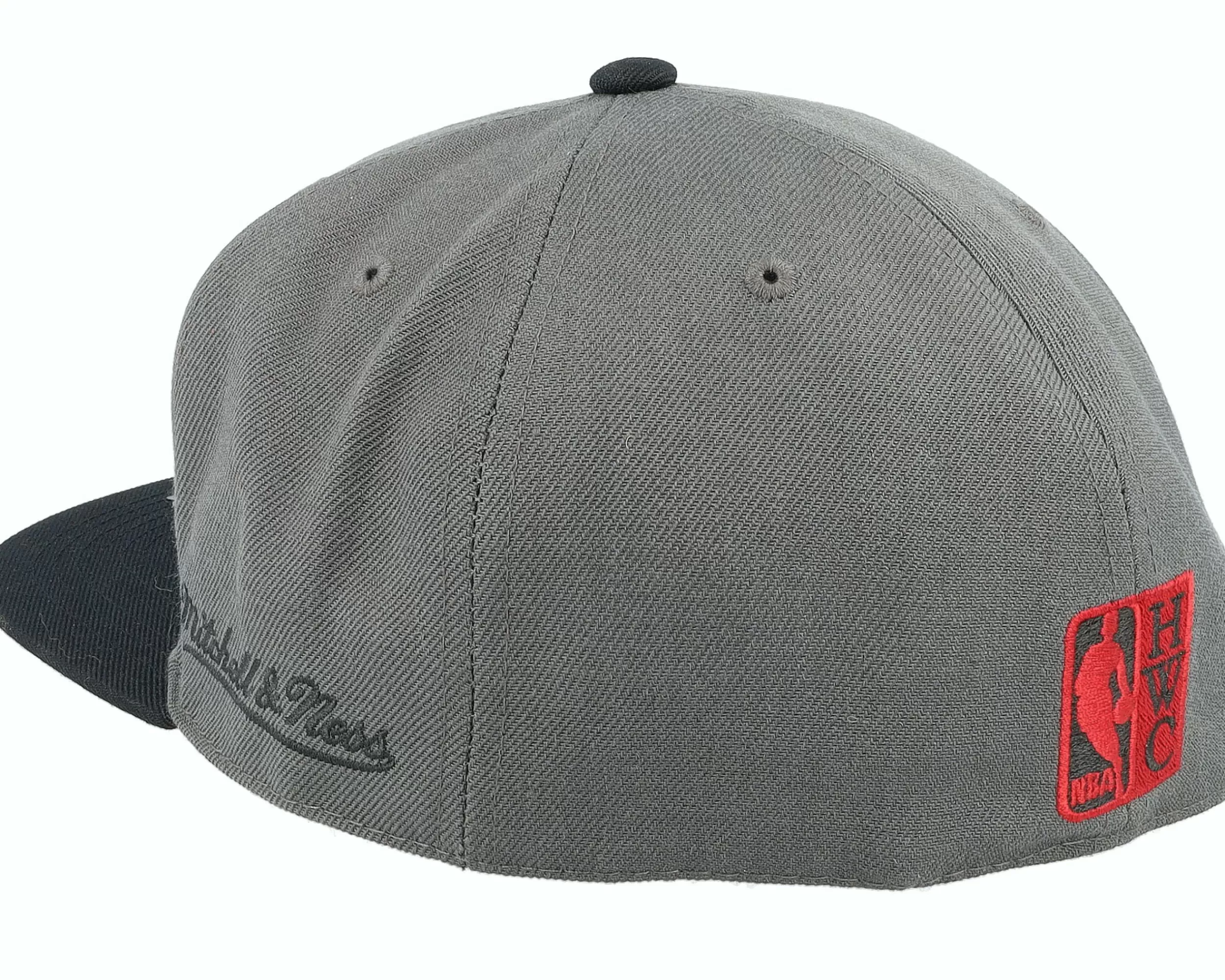 Mitchell & Ness Miami Heat Born And Bred Grey/Black Fitted - -Unisex Fitted