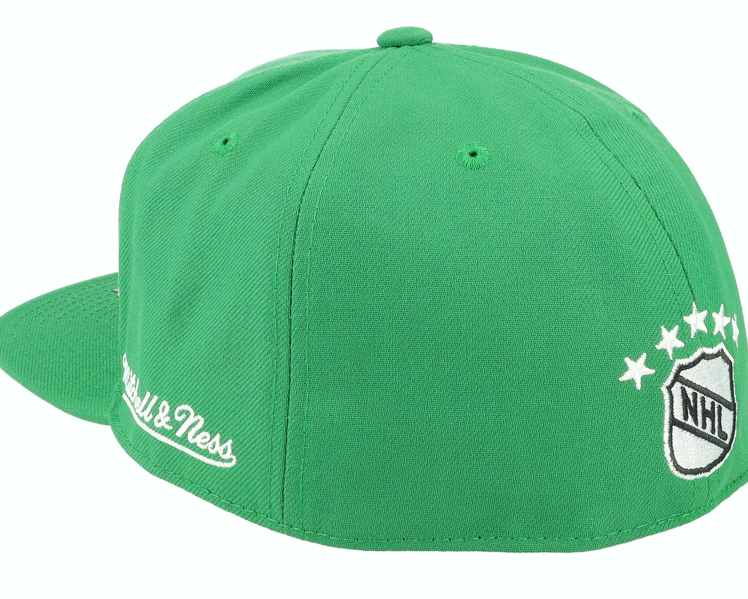 Mitchell & Ness Minnesota North Stars Vintage Green Fitted - -Unisex Fitted