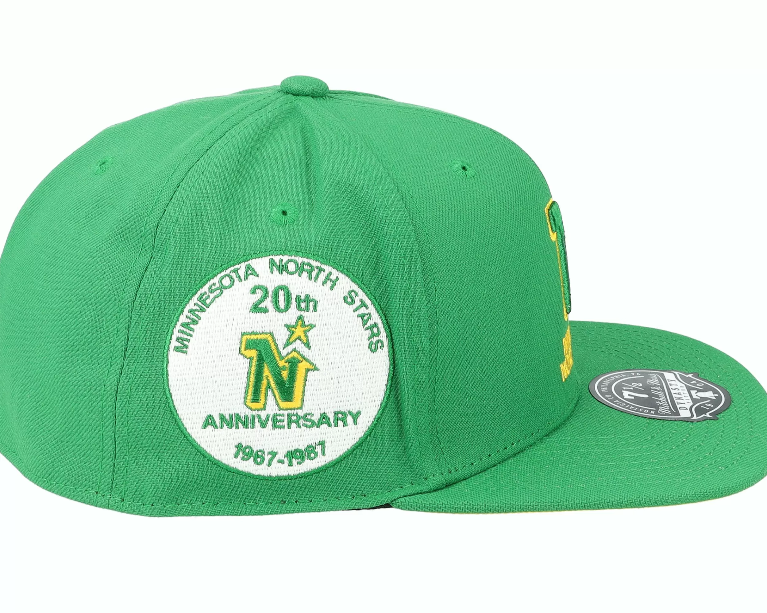 Mitchell & Ness Minnesota North Stars Vintage Green Fitted - -Unisex Fitted
