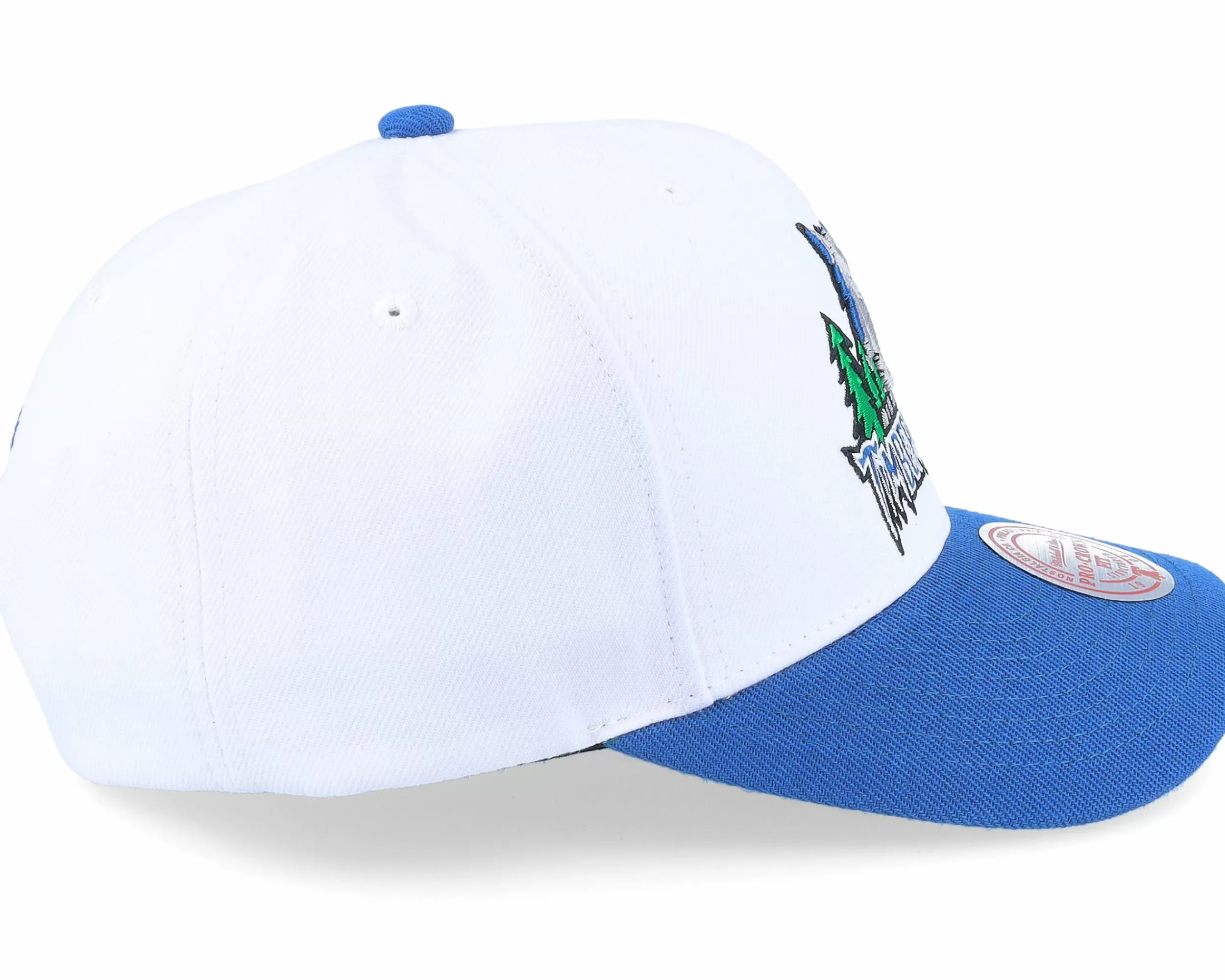 Mitchell & Ness Minnesota Timberwolves Eam 2 Tone 2.0 Pro White/Blue Adjustable - -Unisex Adjustable
