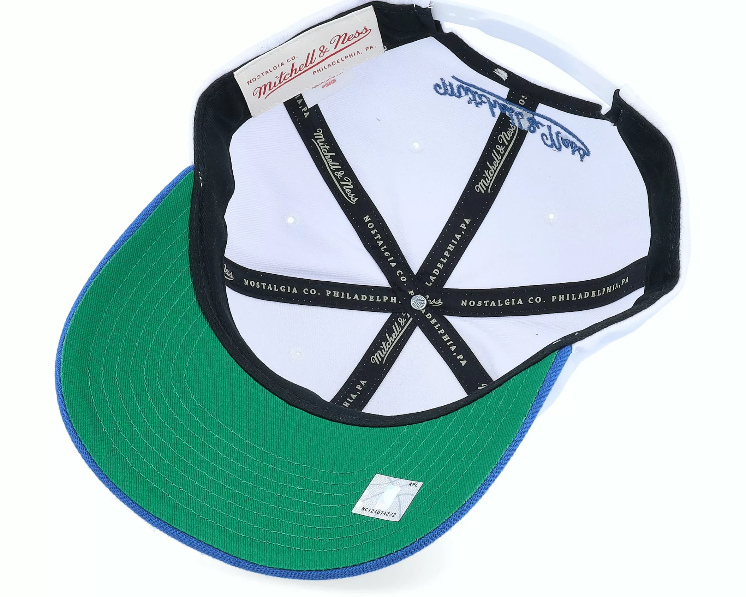 Mitchell & Ness Minnesota Timberwolves Eam 2 Tone 2.0 Pro White/Blue Adjustable - -Unisex Adjustable