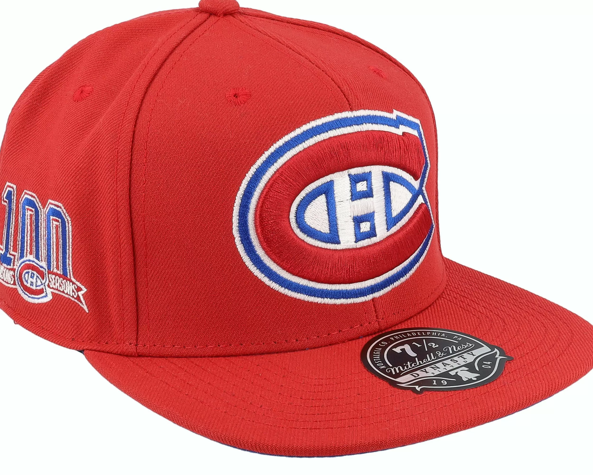 Mitchell & Ness Montreal Canadiens Vintage Red Fitted - -Unisex Fitted