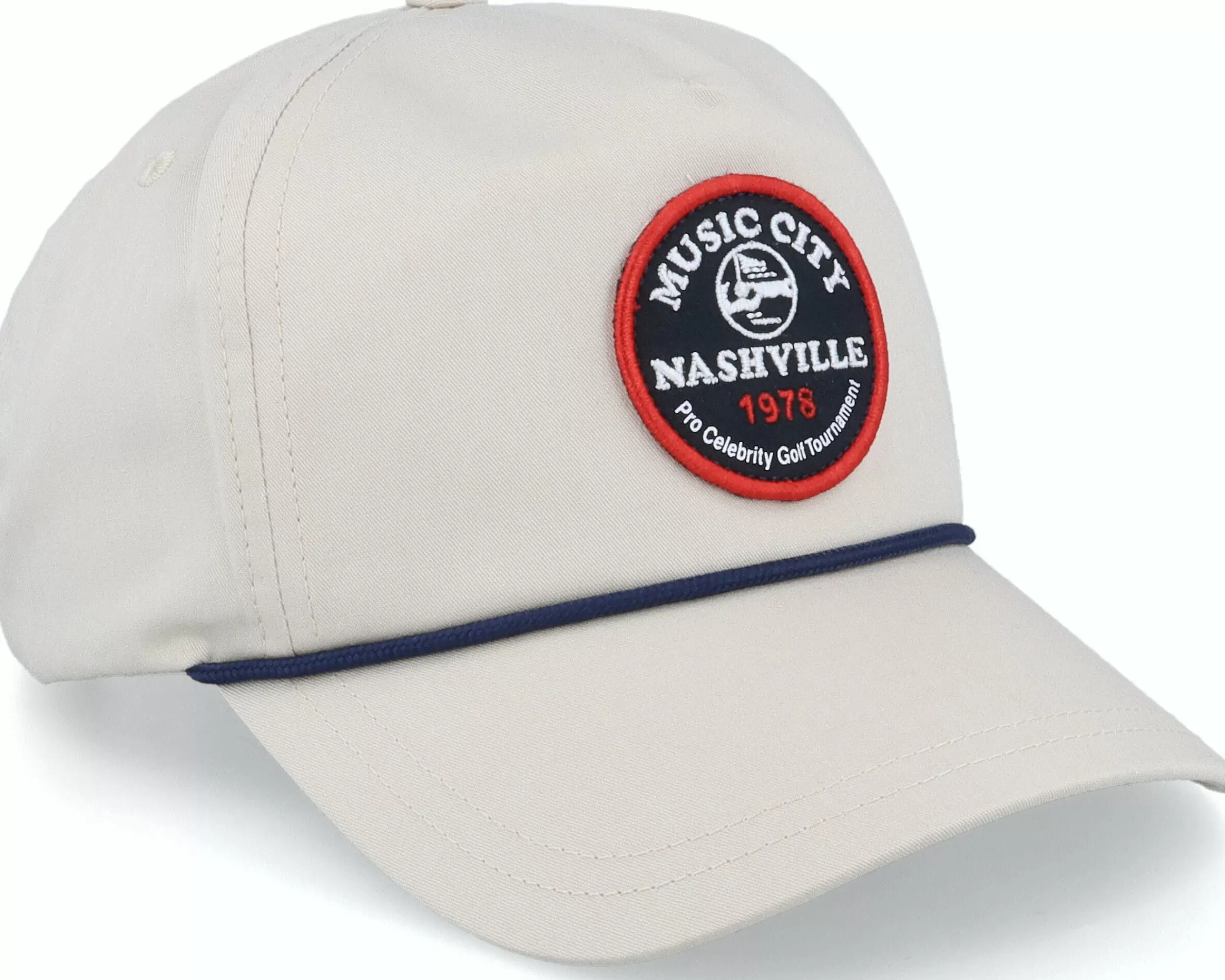 American Needle Music City Lightweight Rope 19Th Hole Golf Stone Adjustable - -Unisex Adjustable