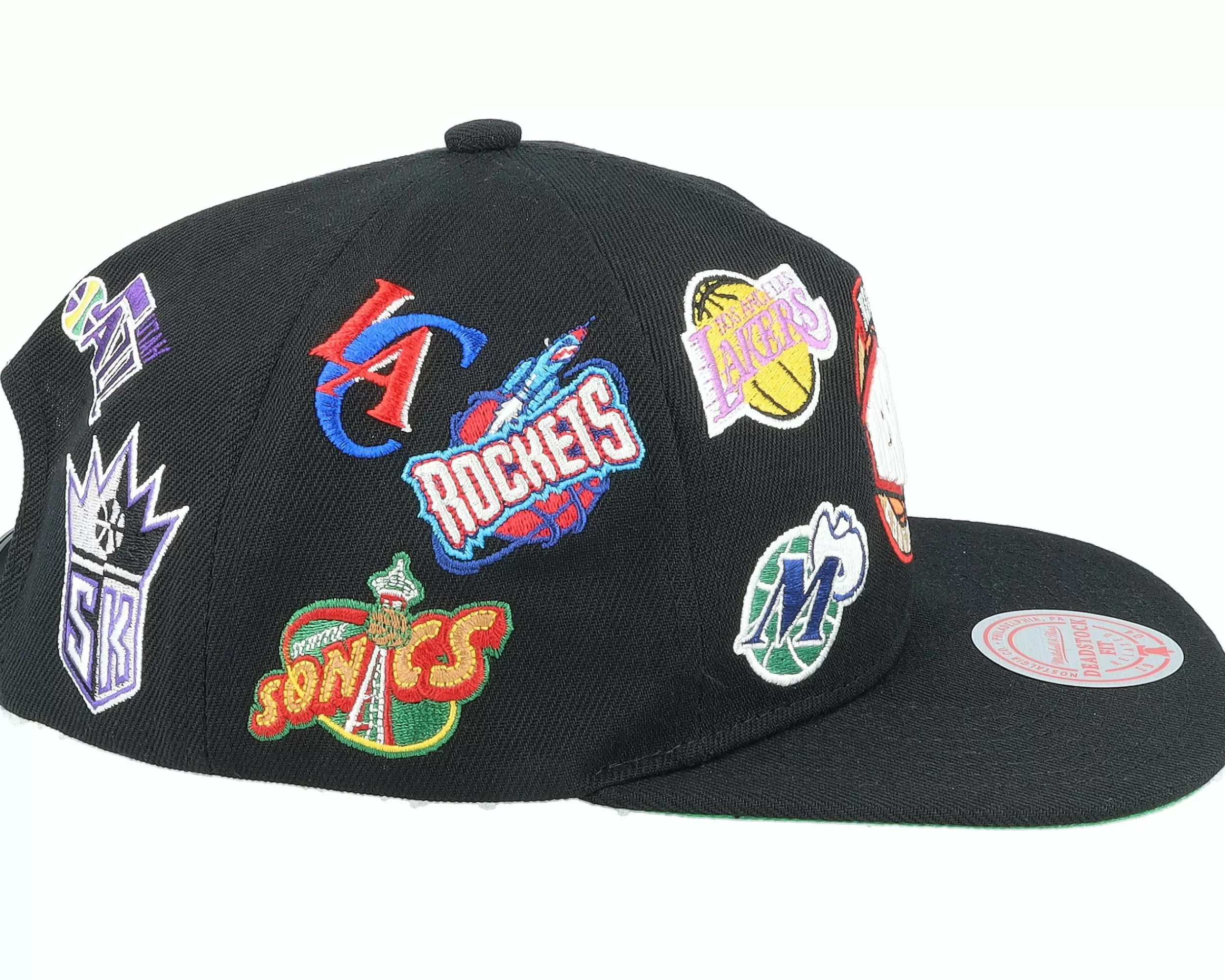 Mitchell & Ness Nba West All Over Conference Deadstock Black Snapback - -Unisex Snapback