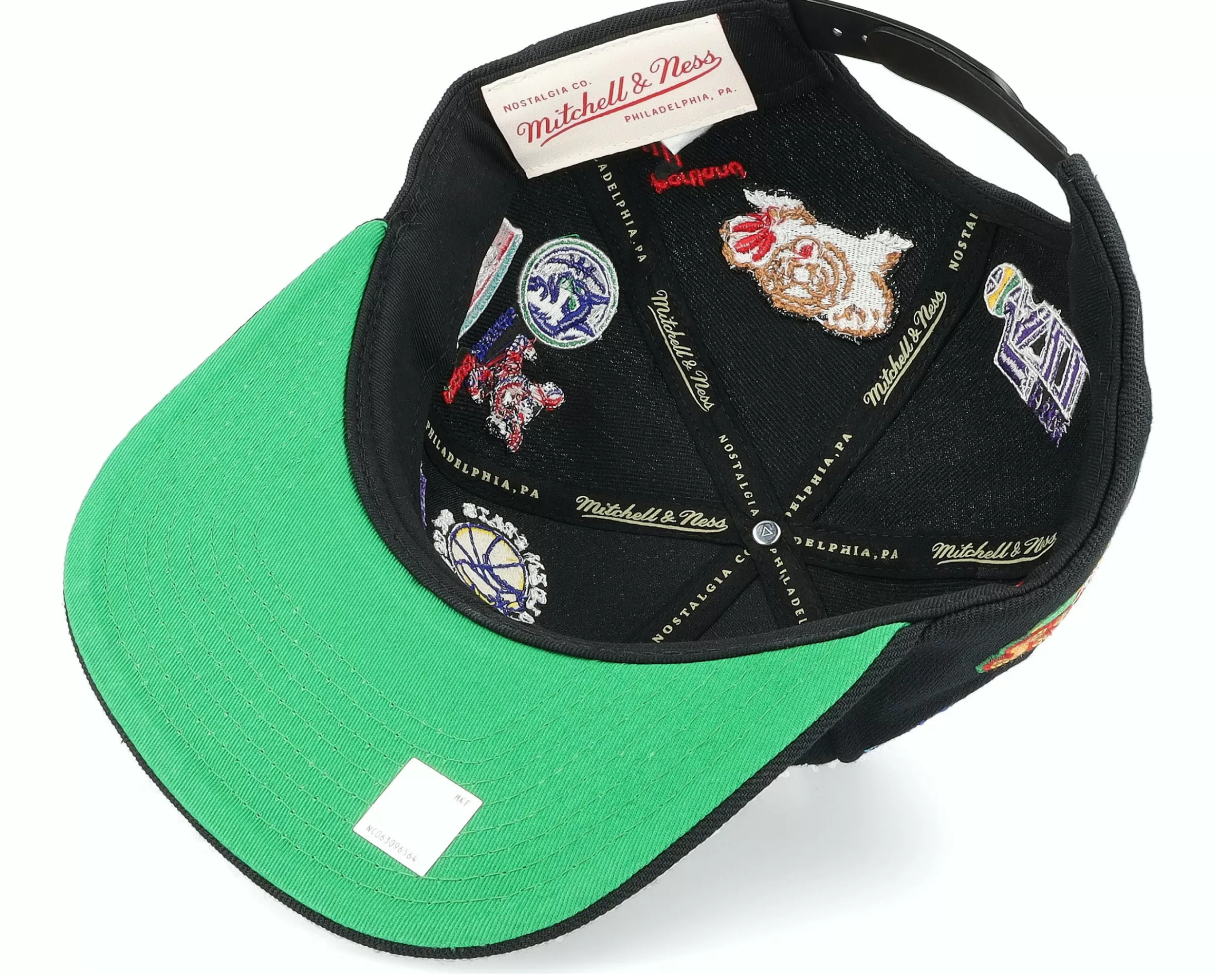 Mitchell & Ness Nba West All Over Conference Deadstock Black Snapback - -Unisex Snapback