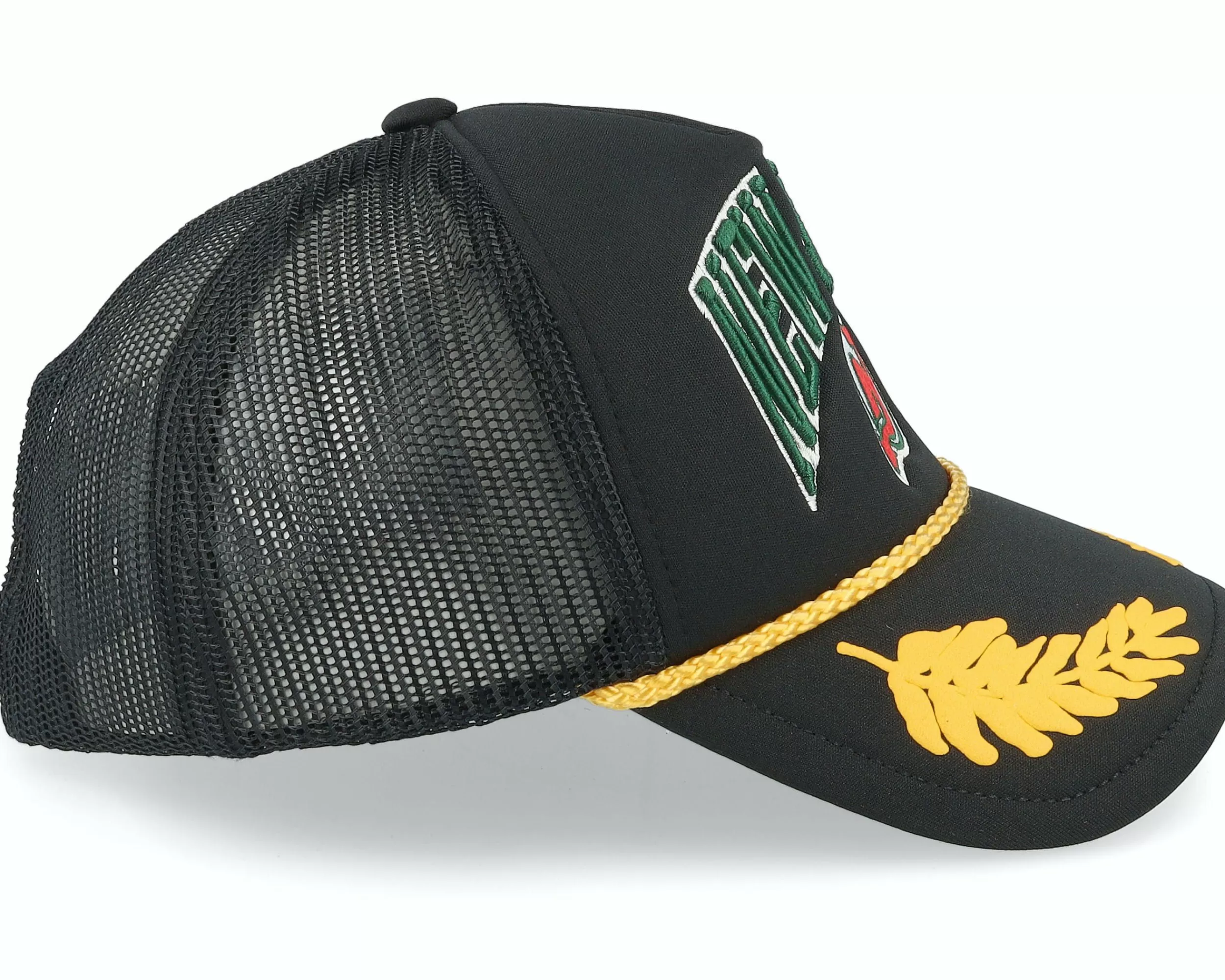 Mitchell & Ness New Jersey Devils Gold Leaf Vintage Trucker - -Unisex Trucker