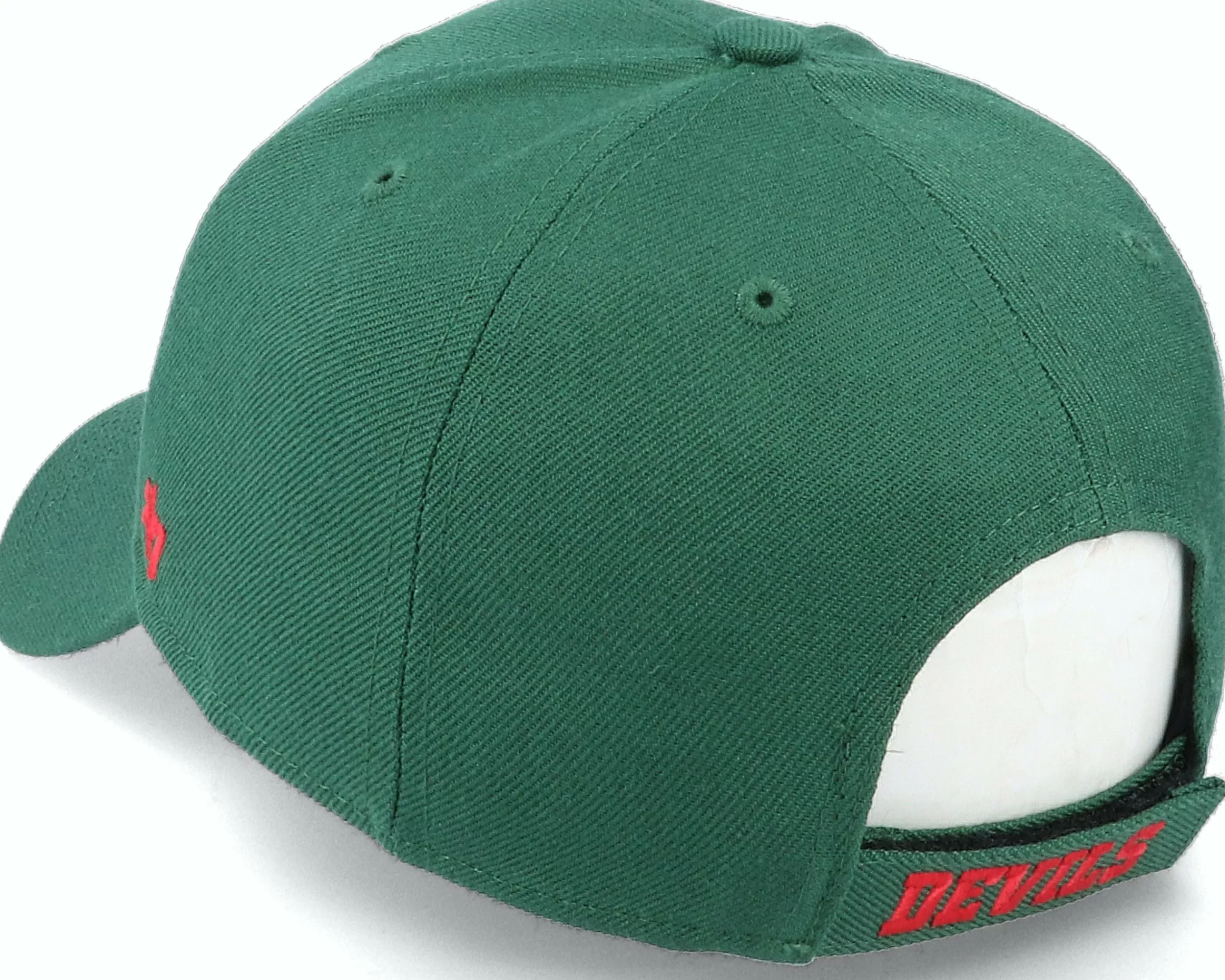 47 Brand New Jersey Devils Mvp Dark Green/Red Adjustable - -Unisex Adjustable