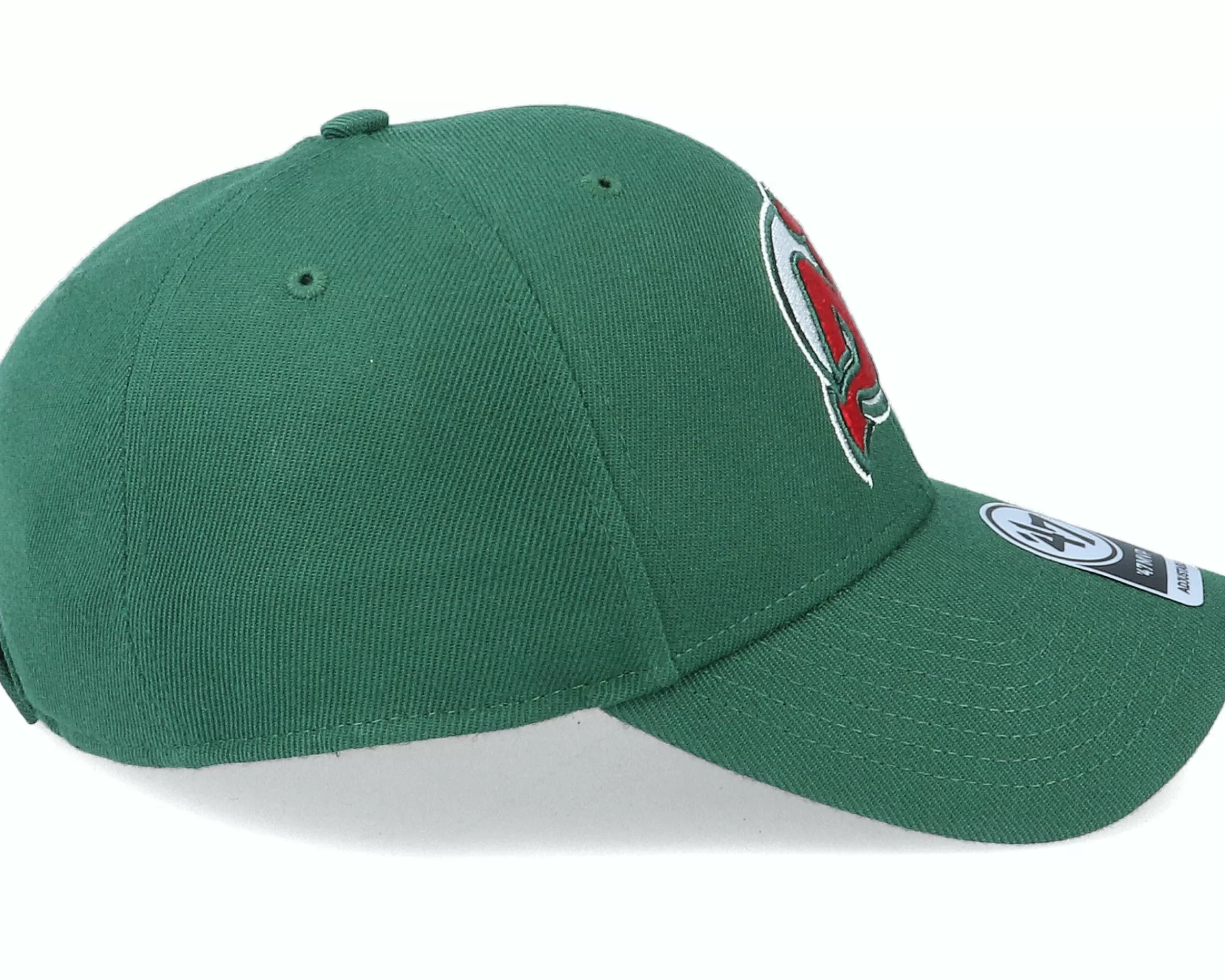47 Brand New Jersey Devils Mvp Dark Green/Red Adjustable - -Unisex Adjustable