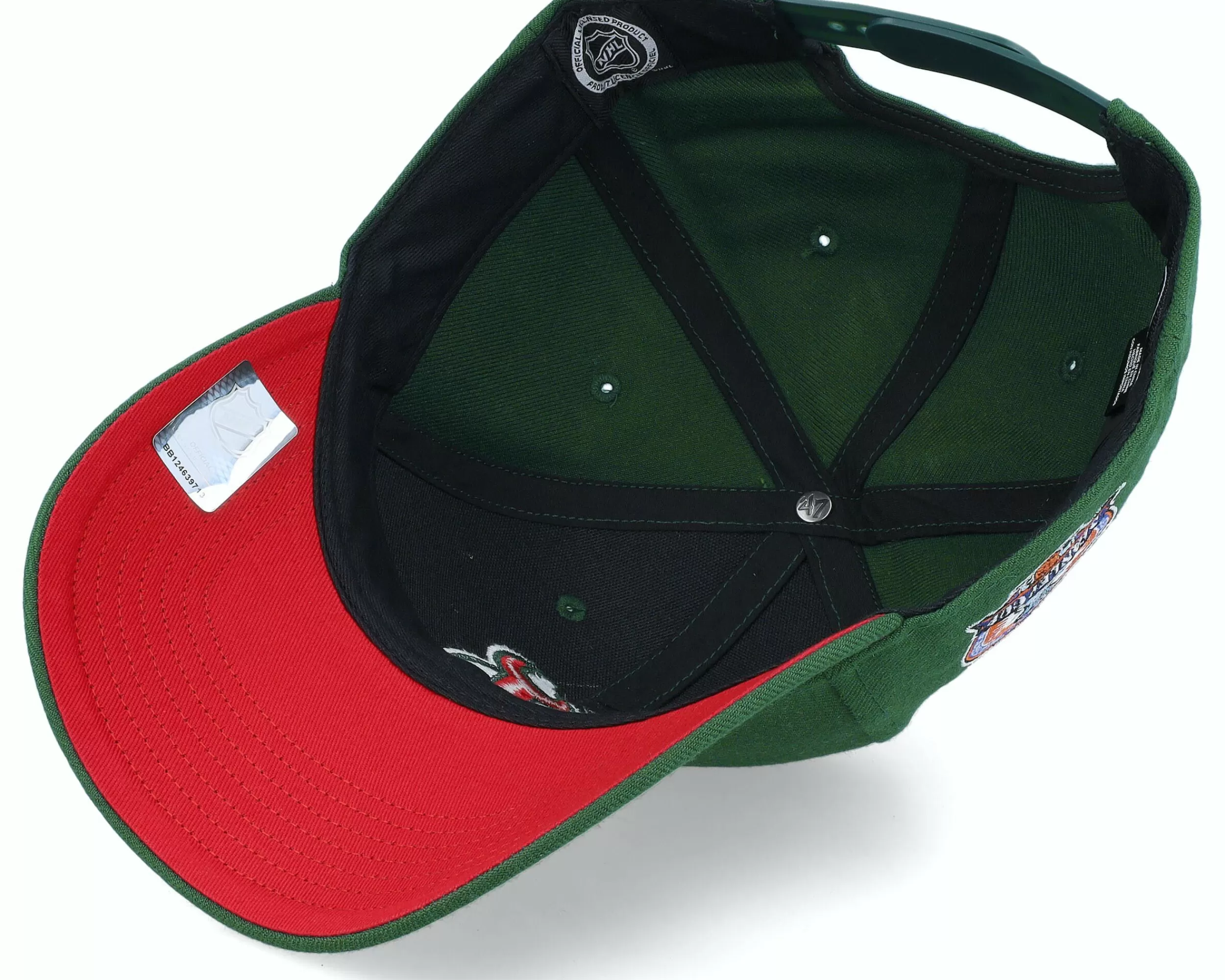 47 Brand New Jersey Devils Nhl Vint. S.Shot '47 Mvp Dark Green Adjustable - -Unisex Adjustable