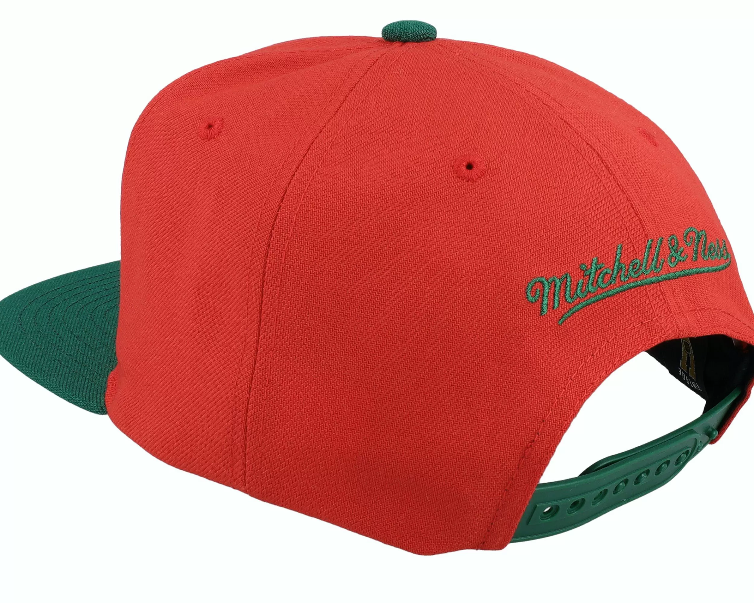 Mitchell & Ness New Jersey Devils Team 2 Tone 2.0 Red/Green Snapback - -Unisex Snapback
