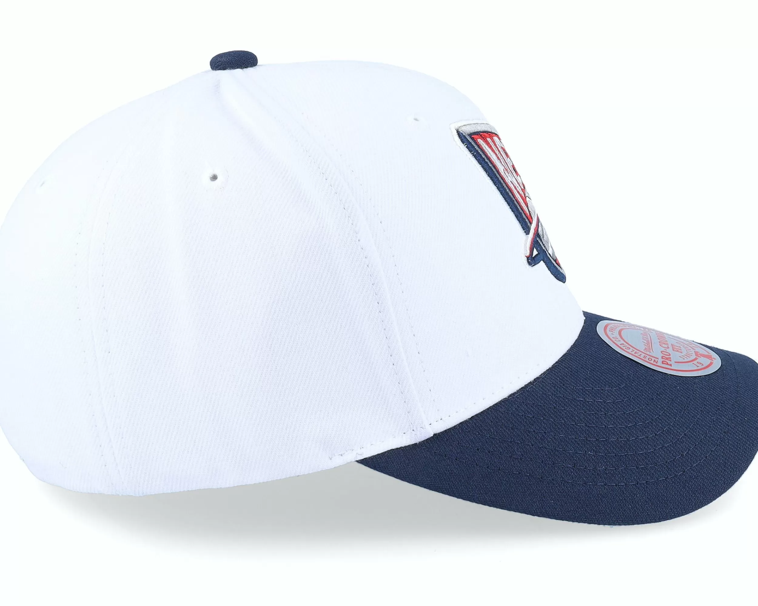 Mitchell & Ness New Jersey Nets Team 2 Tone 2.0 Pro White/Navy Adjustable - -Unisex Adjustable