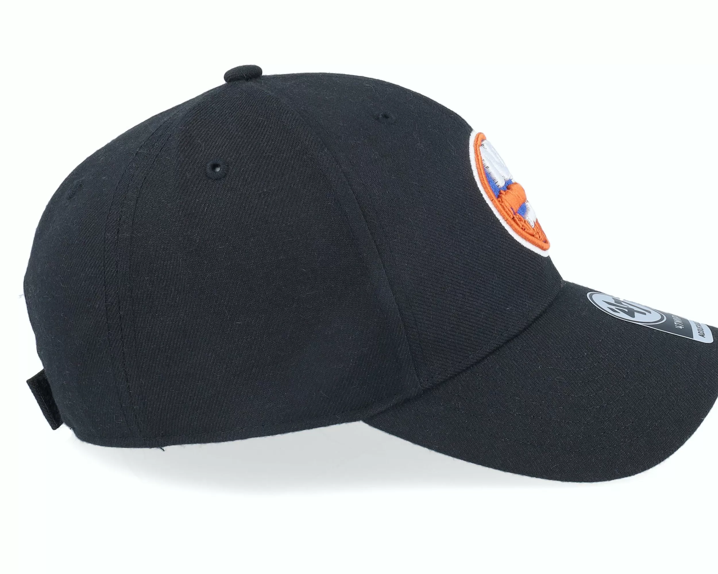 47 Brand New York Islanders Mvp Logo Black/Orange Adjustable - -Unisex Adjustable