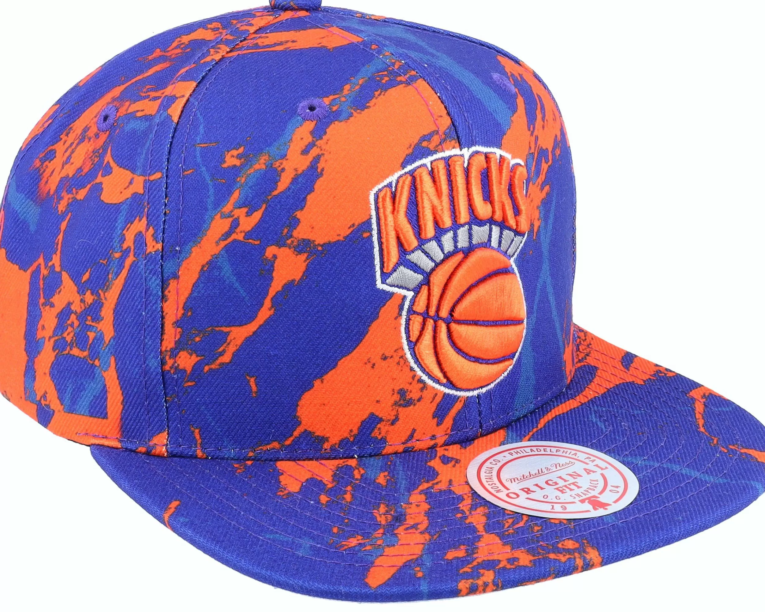 Mitchell & Ness New York Knicks Down For All Blue Snapback - -Unisex Snapback