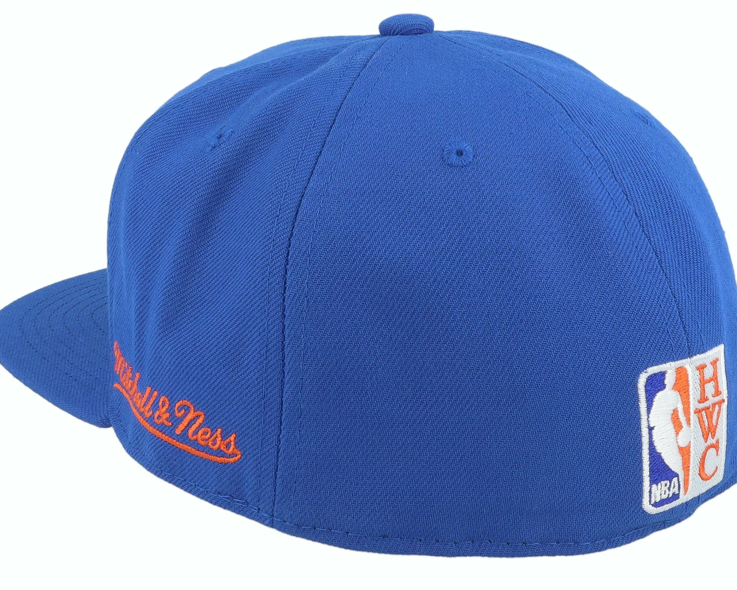 Mitchell & Ness New York Knicks Logo History Hwc Blue Fitted - -Unisex Fitted