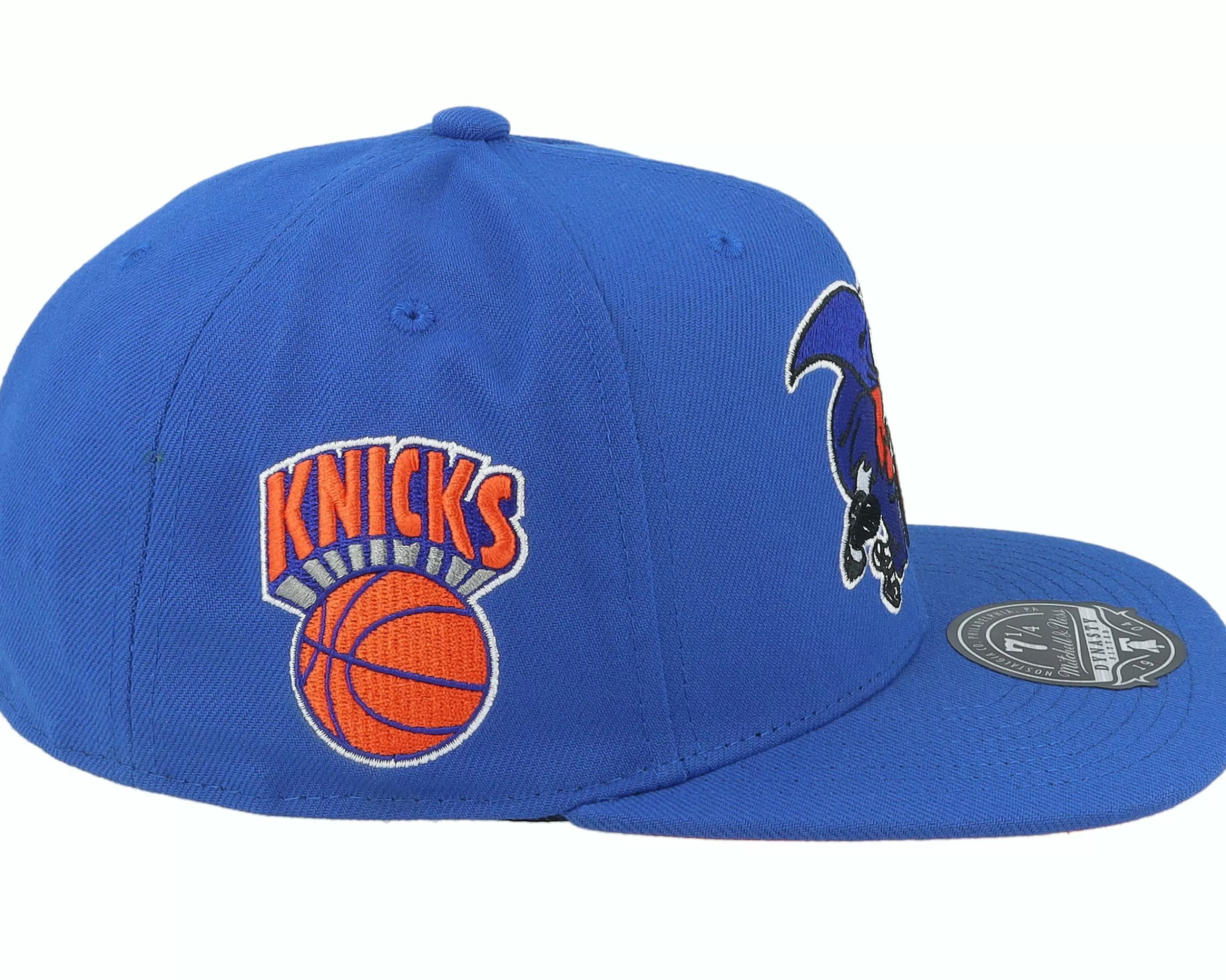 Mitchell & Ness New York Knicks Logo History Hwc Blue Fitted - -Unisex Fitted